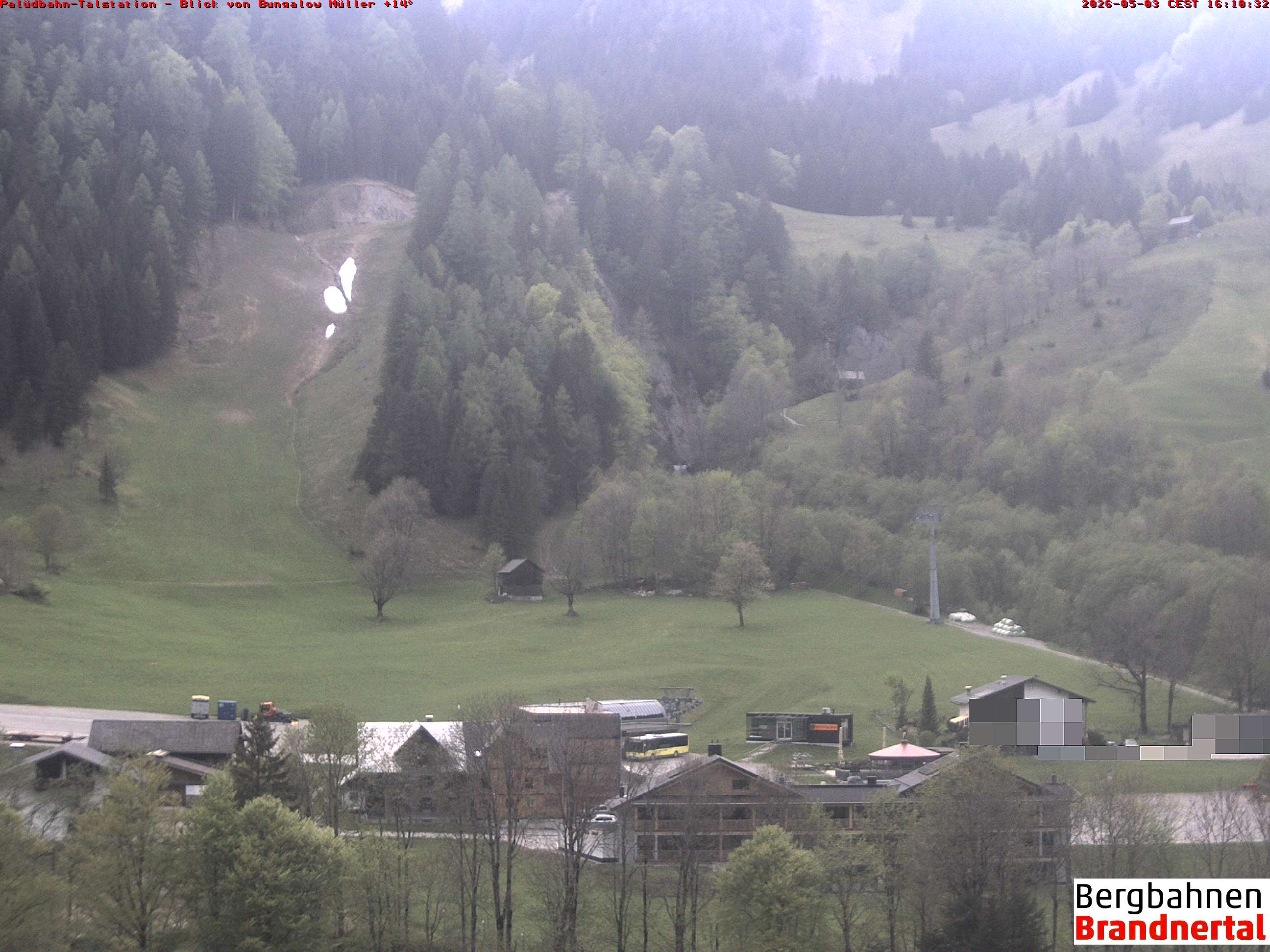 Blick auf Palüdbahn von Bungalow Müller