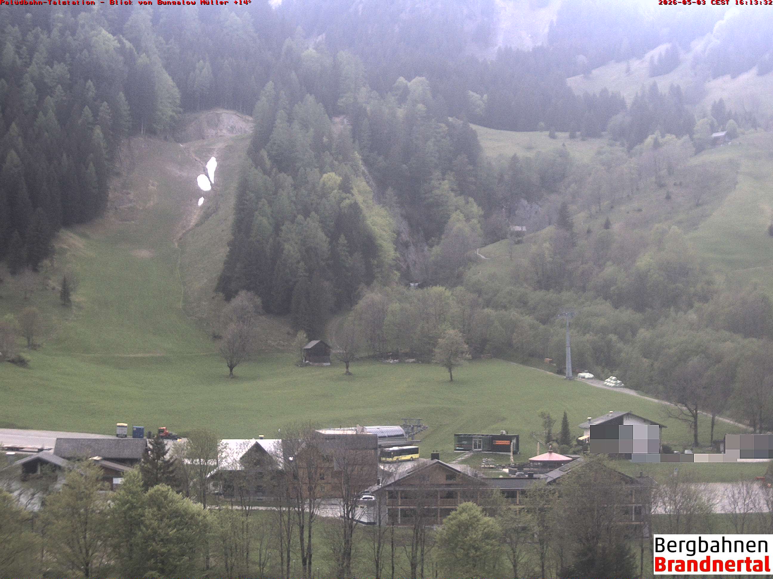 Blick auf Palüdbahn von Bungalow Müller