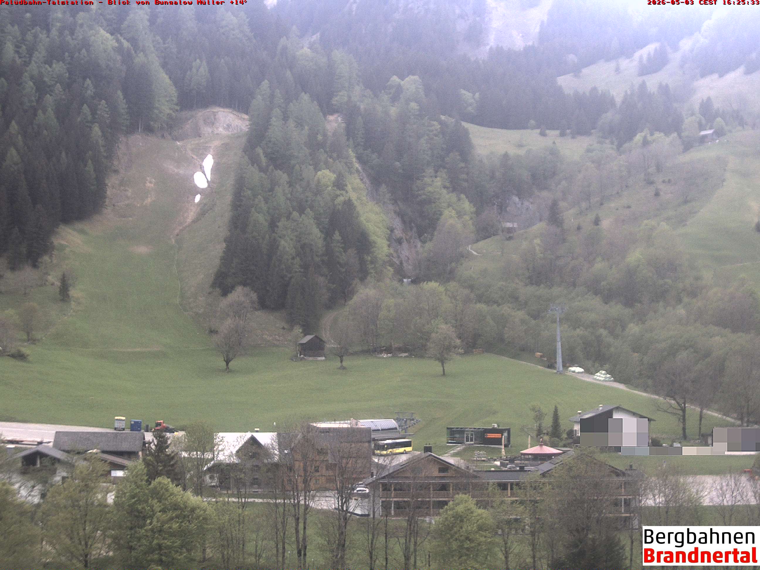 Blick auf Palüdbahn von Bungalow Müller