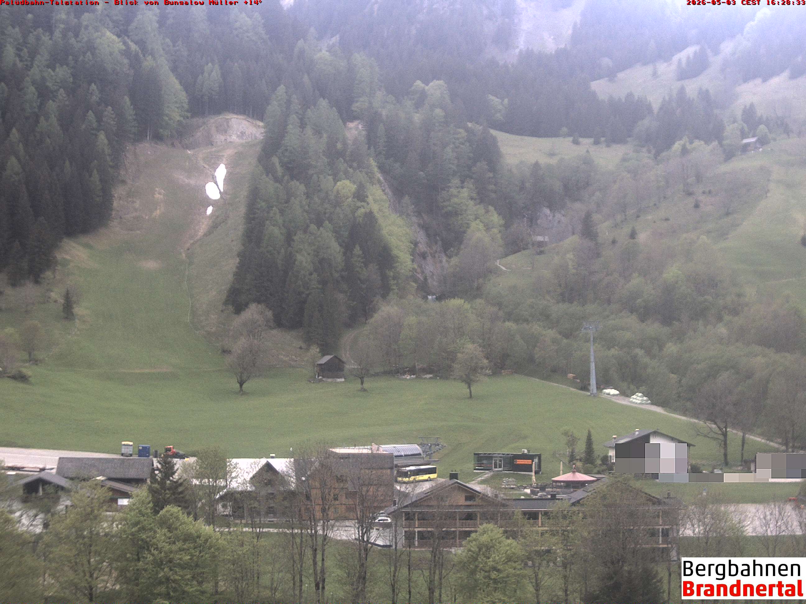 Blick auf Palüdbahn von Bungalow Müller
