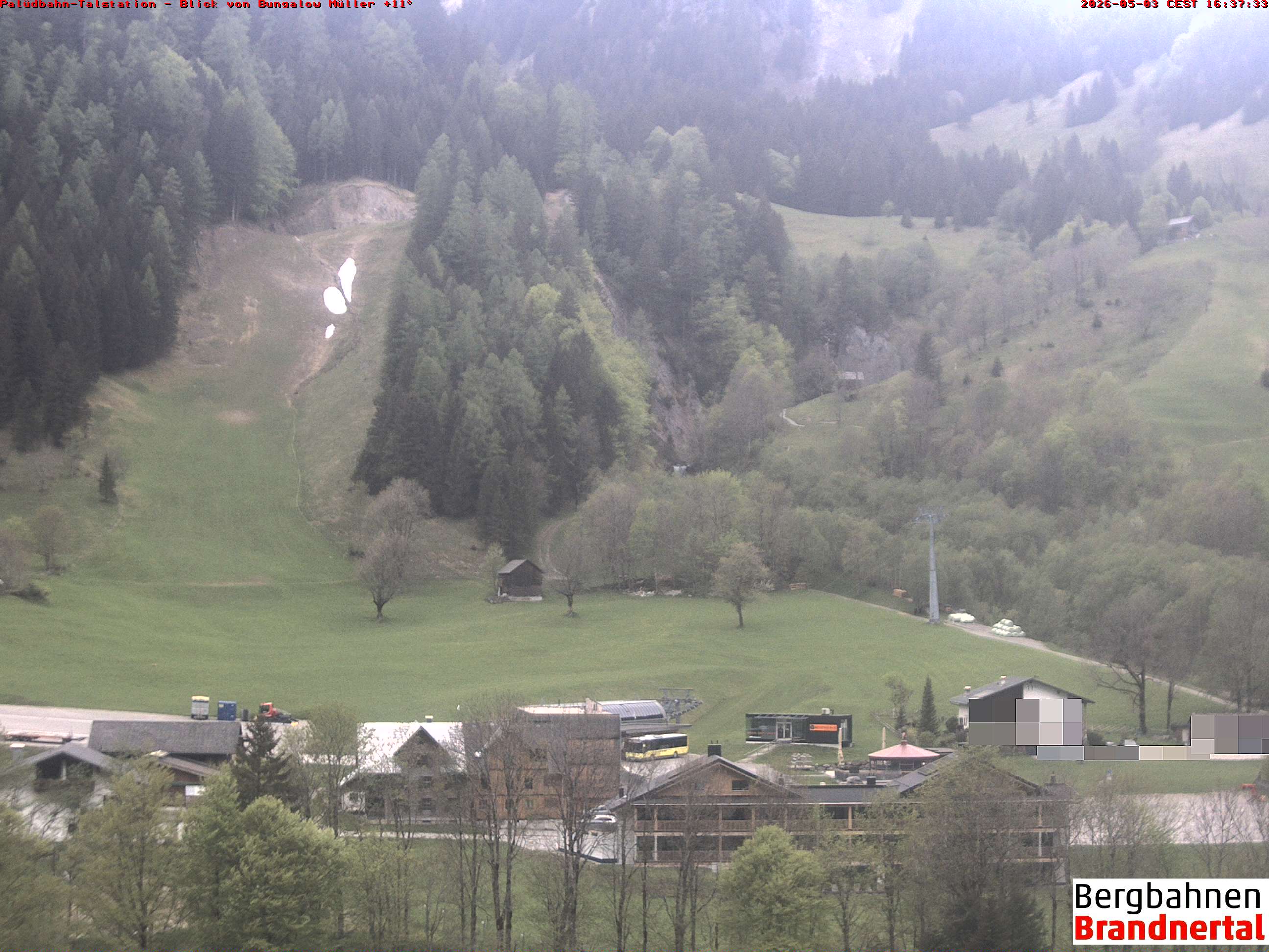 Blick auf Palüdbahn von Bungalow Müller