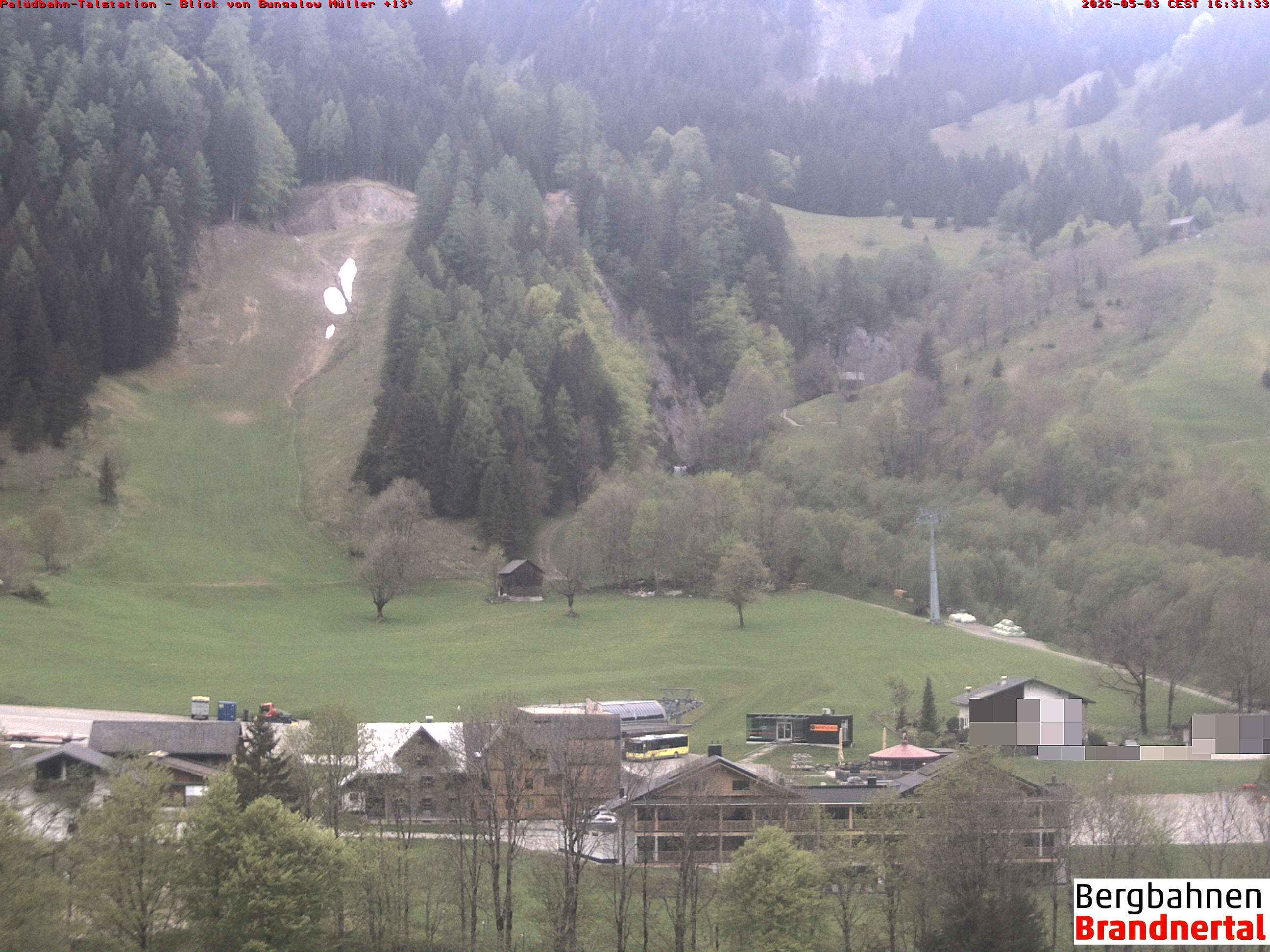 Blick auf Palüdbahn von Bungalow Müller