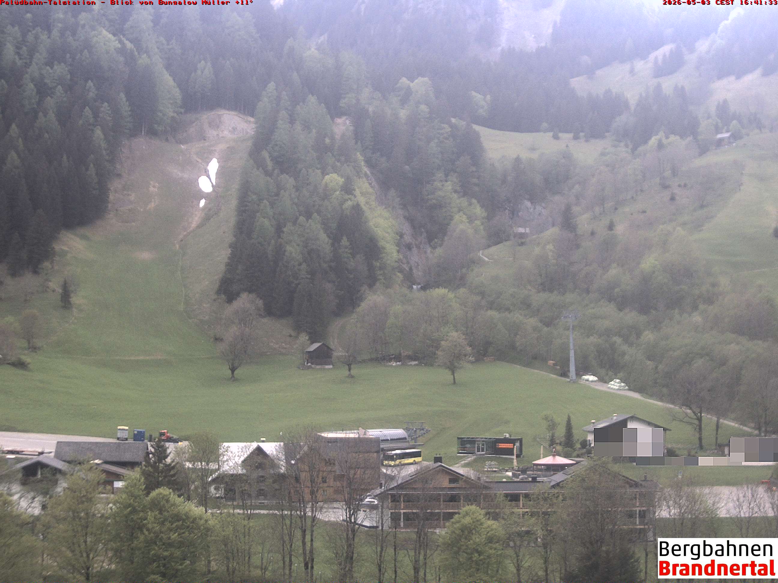 Blick auf Palüdbahn von Bungalow Müller