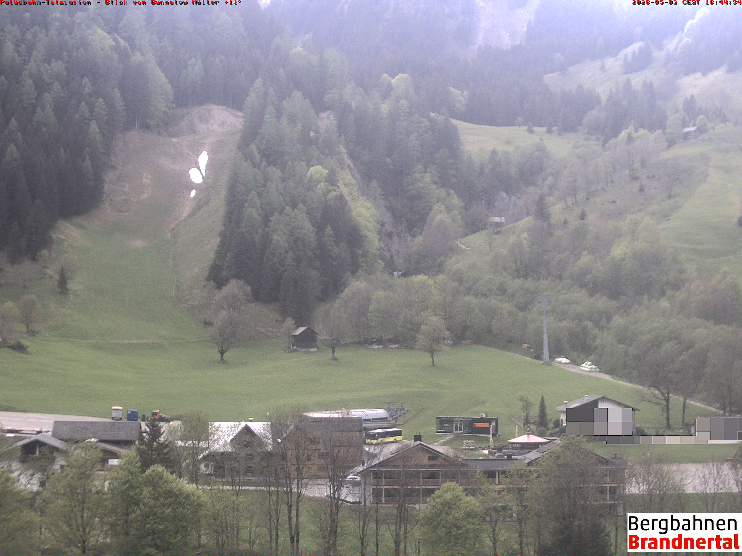 Blick auf Palüdbahn von Bungalow Müller