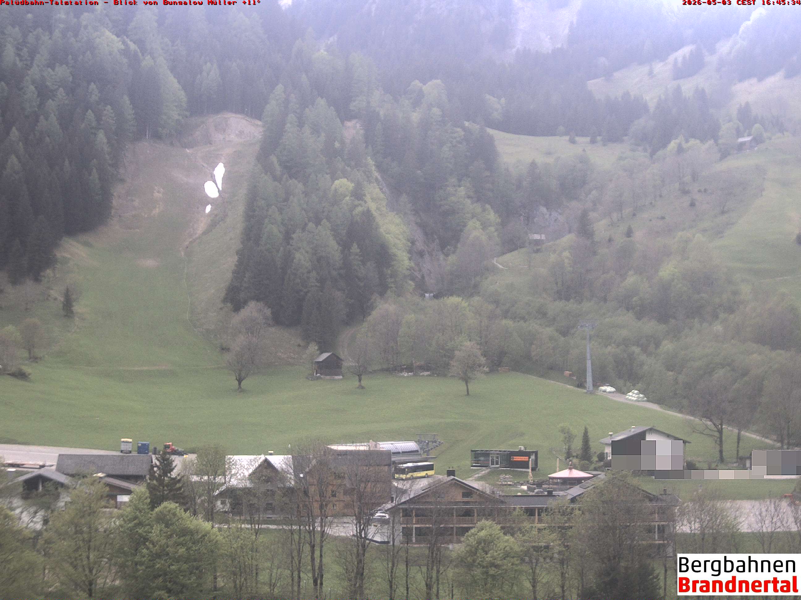 Blick auf Palüdbahn von Bungalow Müller