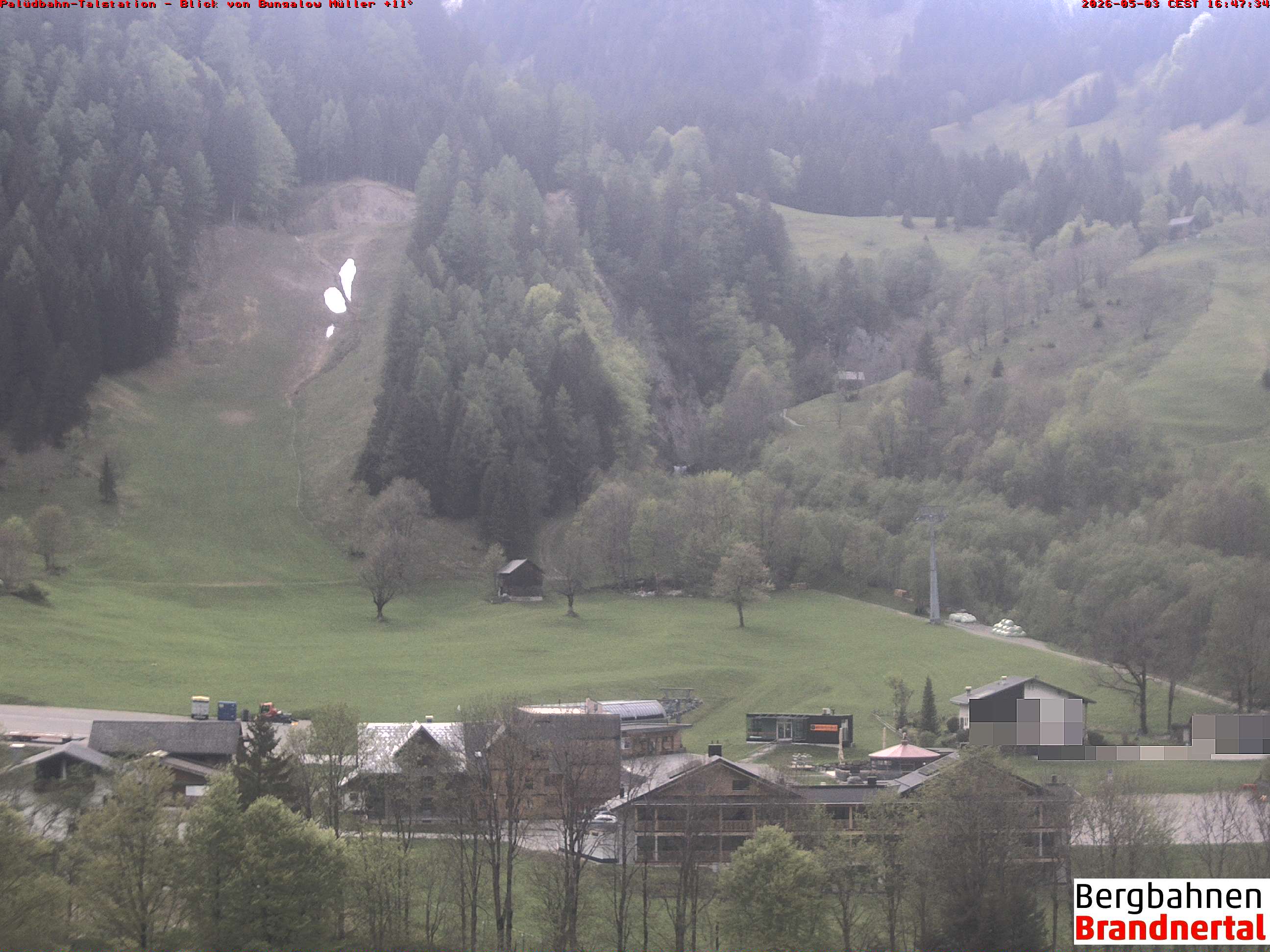 Blick auf Palüdbahn von Bungalow Müller