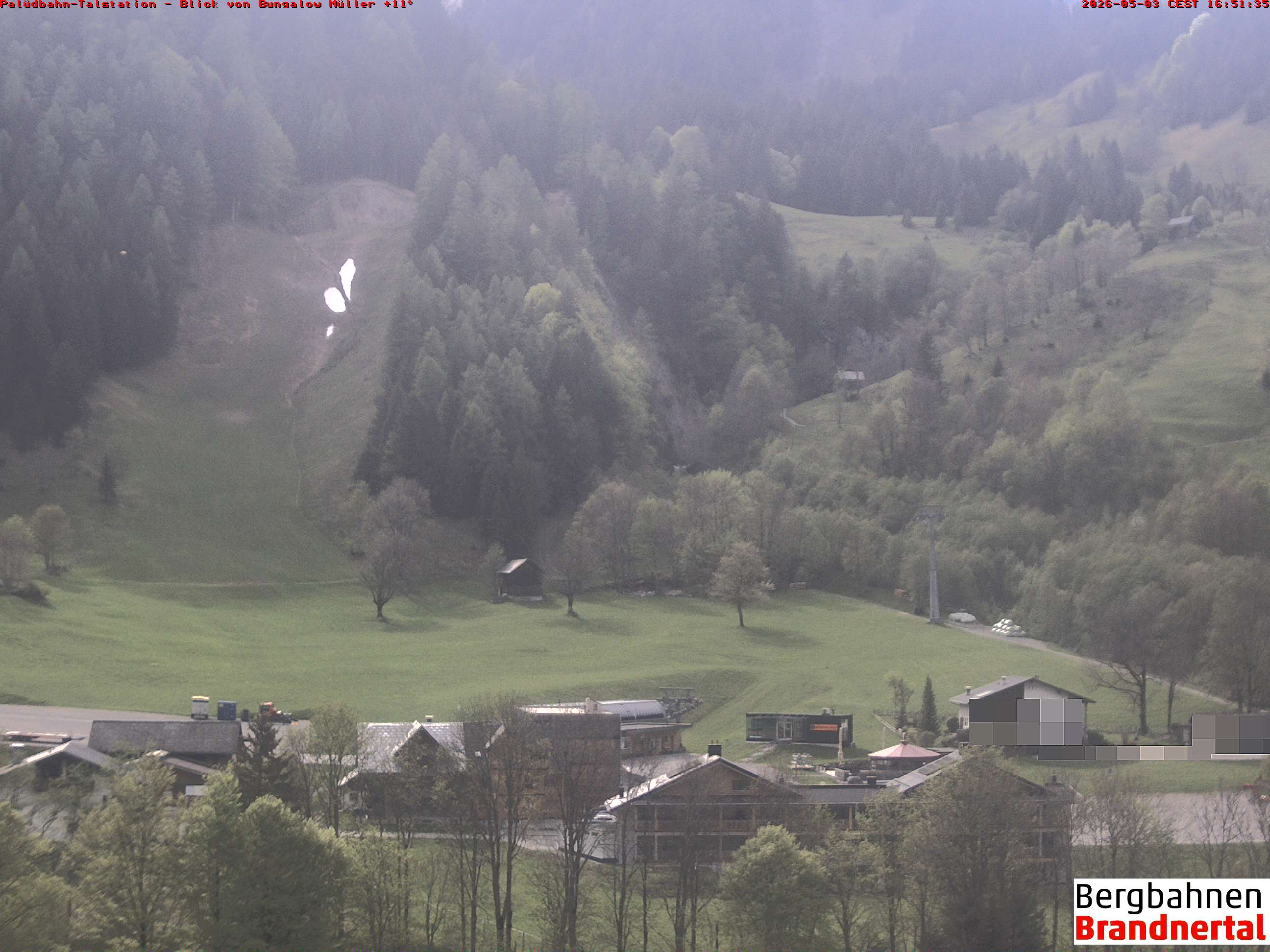 Blick auf Palüdbahn von Bungalow Müller