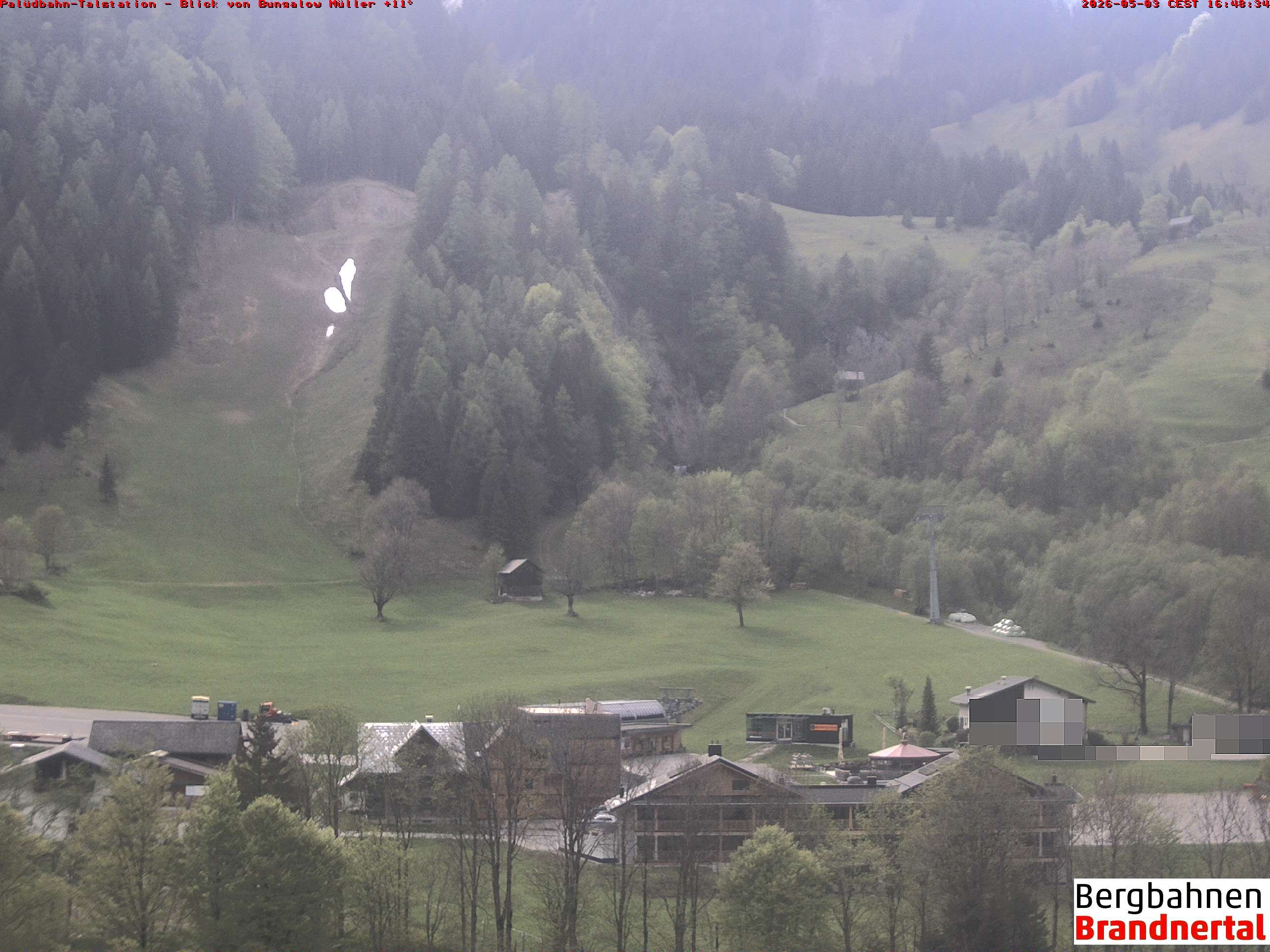 Blick auf Palüdbahn von Bungalow Müller