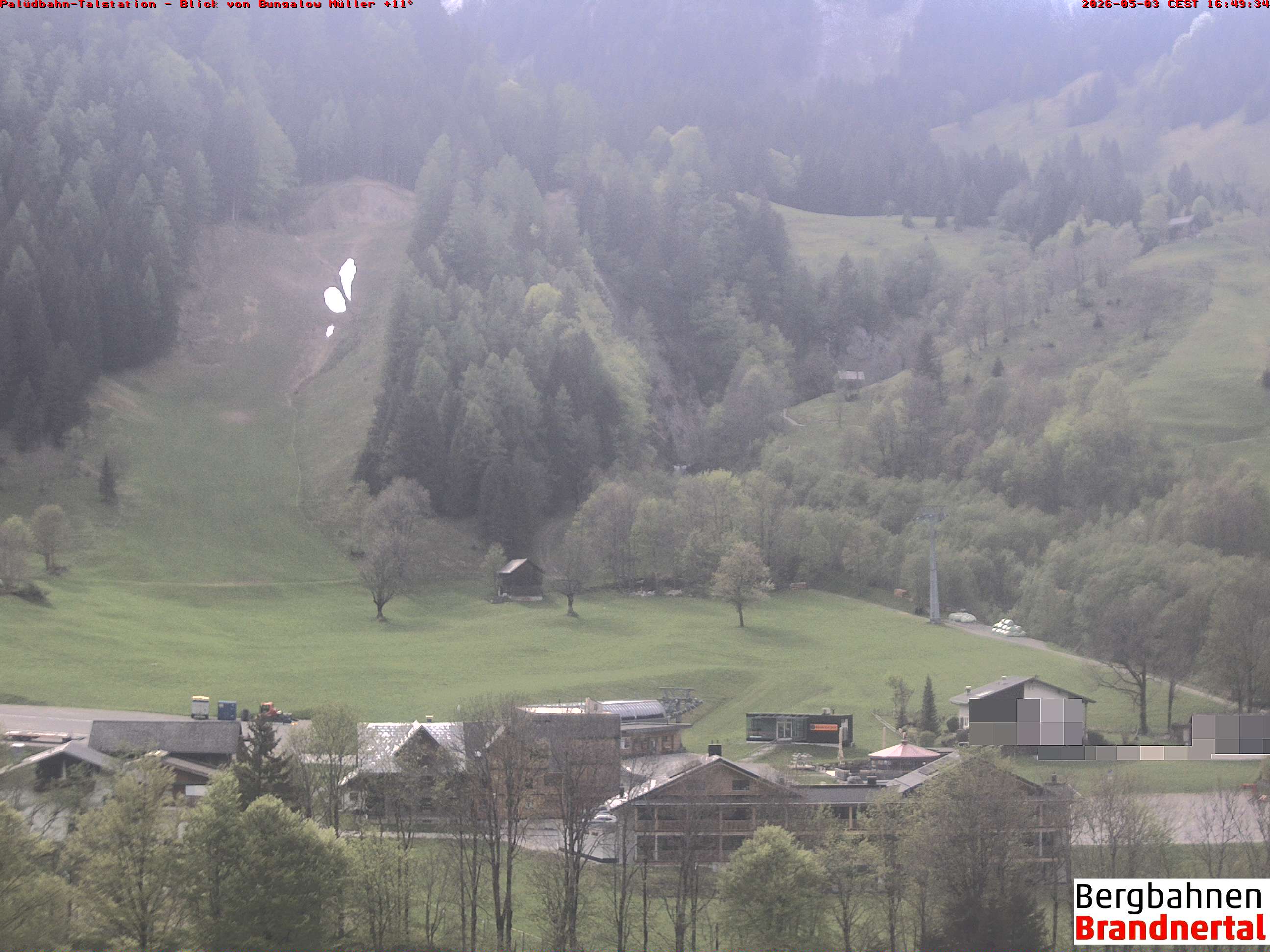 Blick auf Palüdbahn von Bungalow Müller