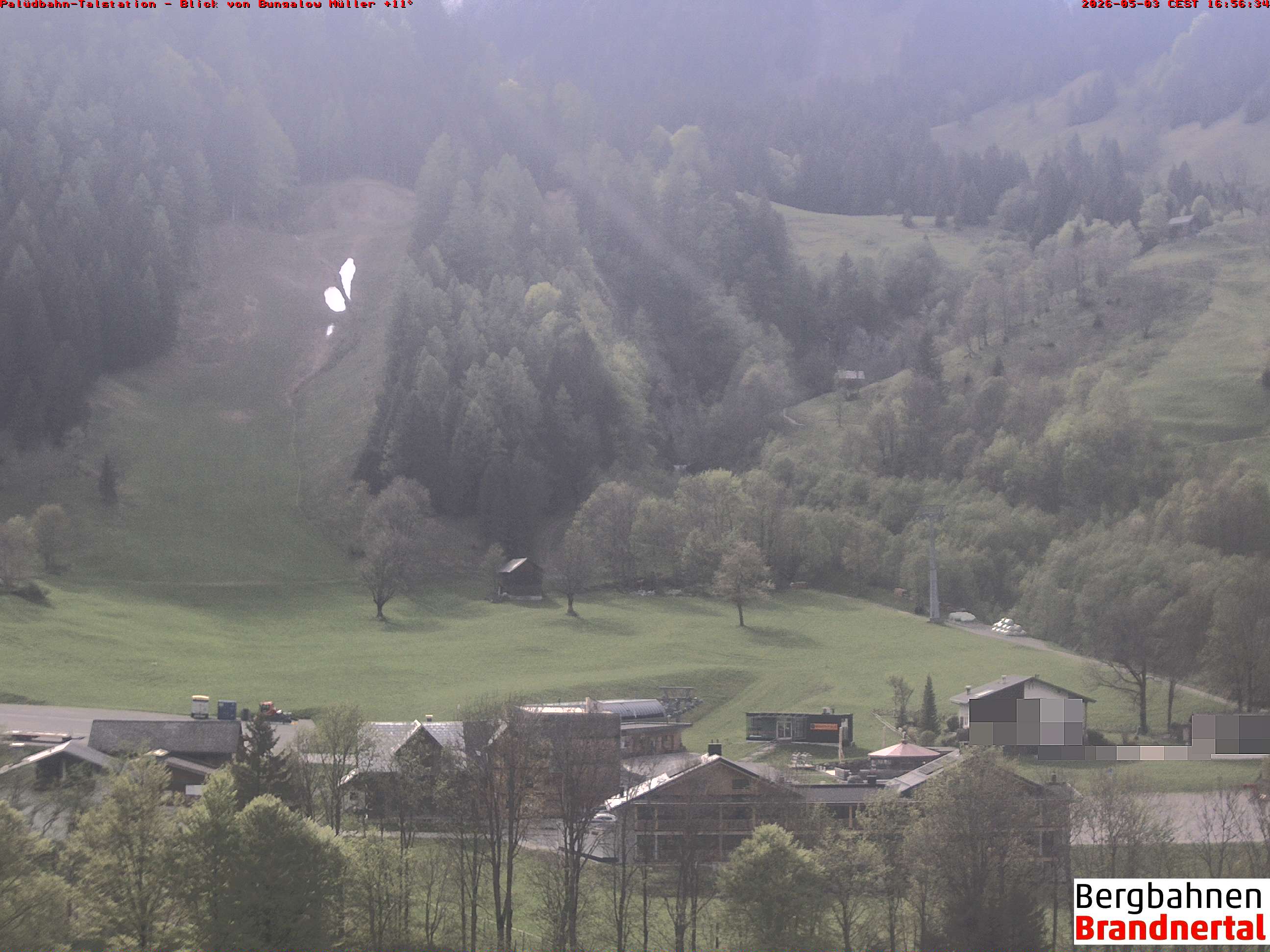 Blick auf Palüdbahn von Bungalow Müller
