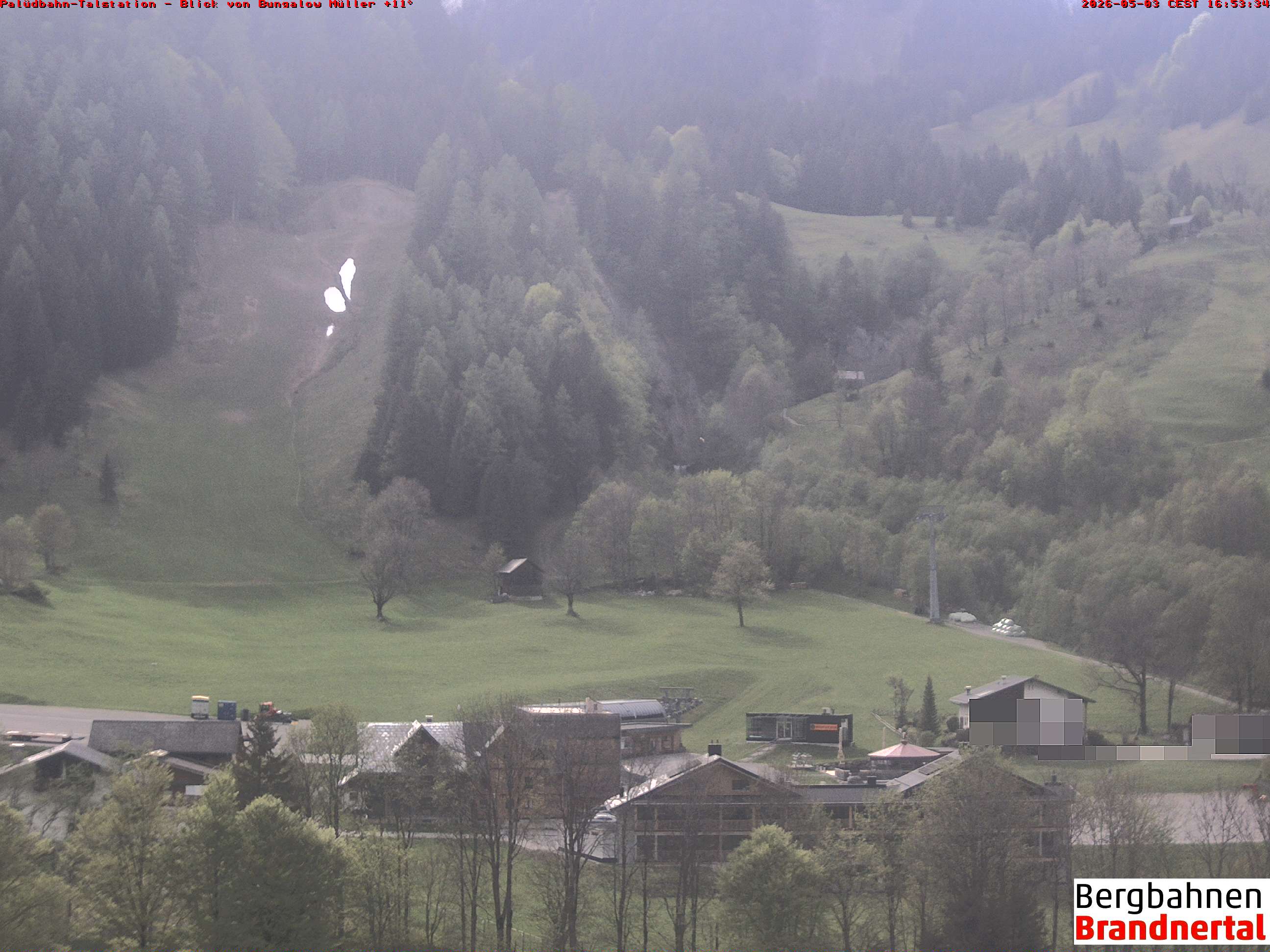 Blick auf Palüdbahn von Bungalow Müller