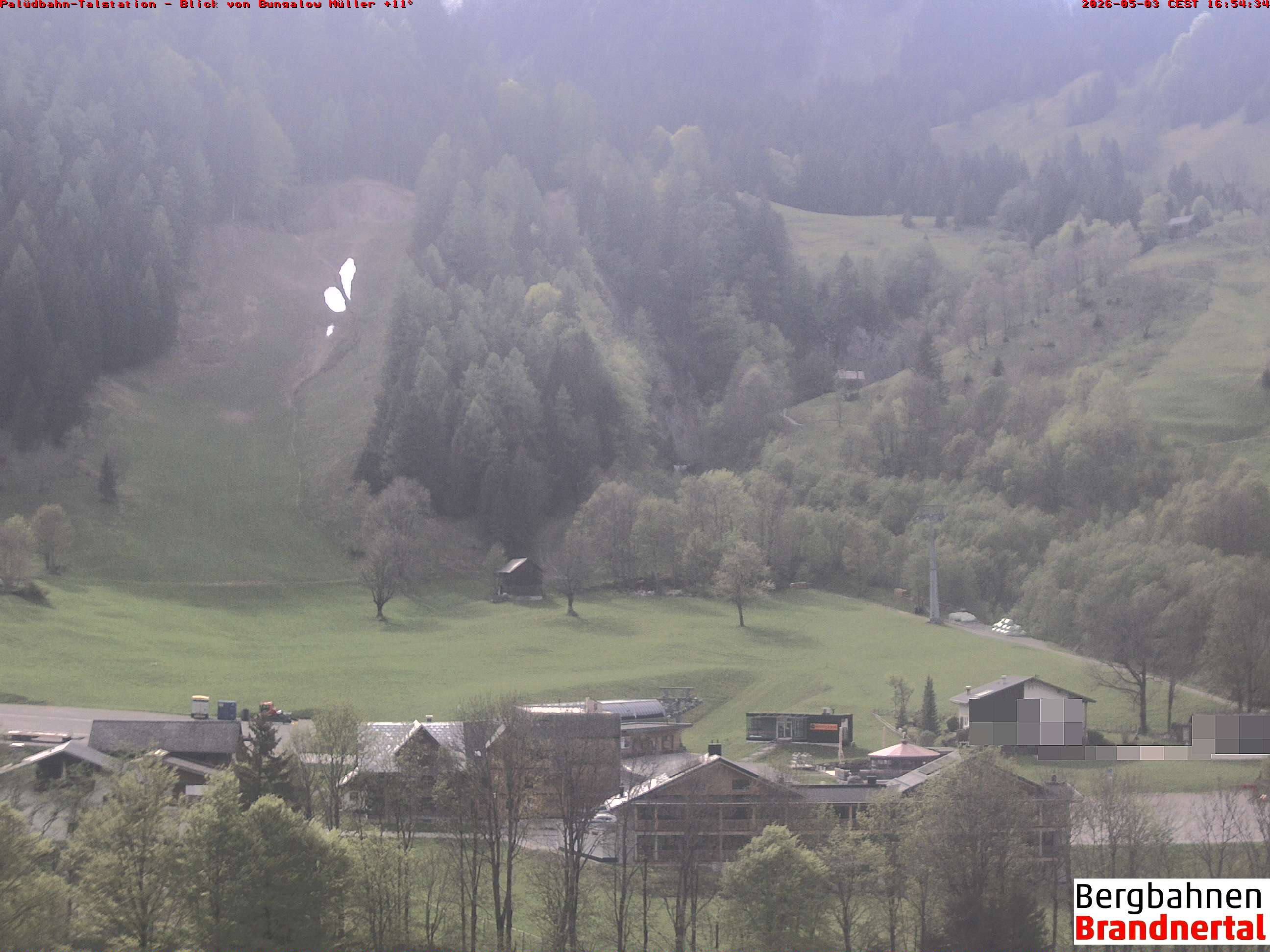 Blick auf Palüdbahn von Bungalow Müller