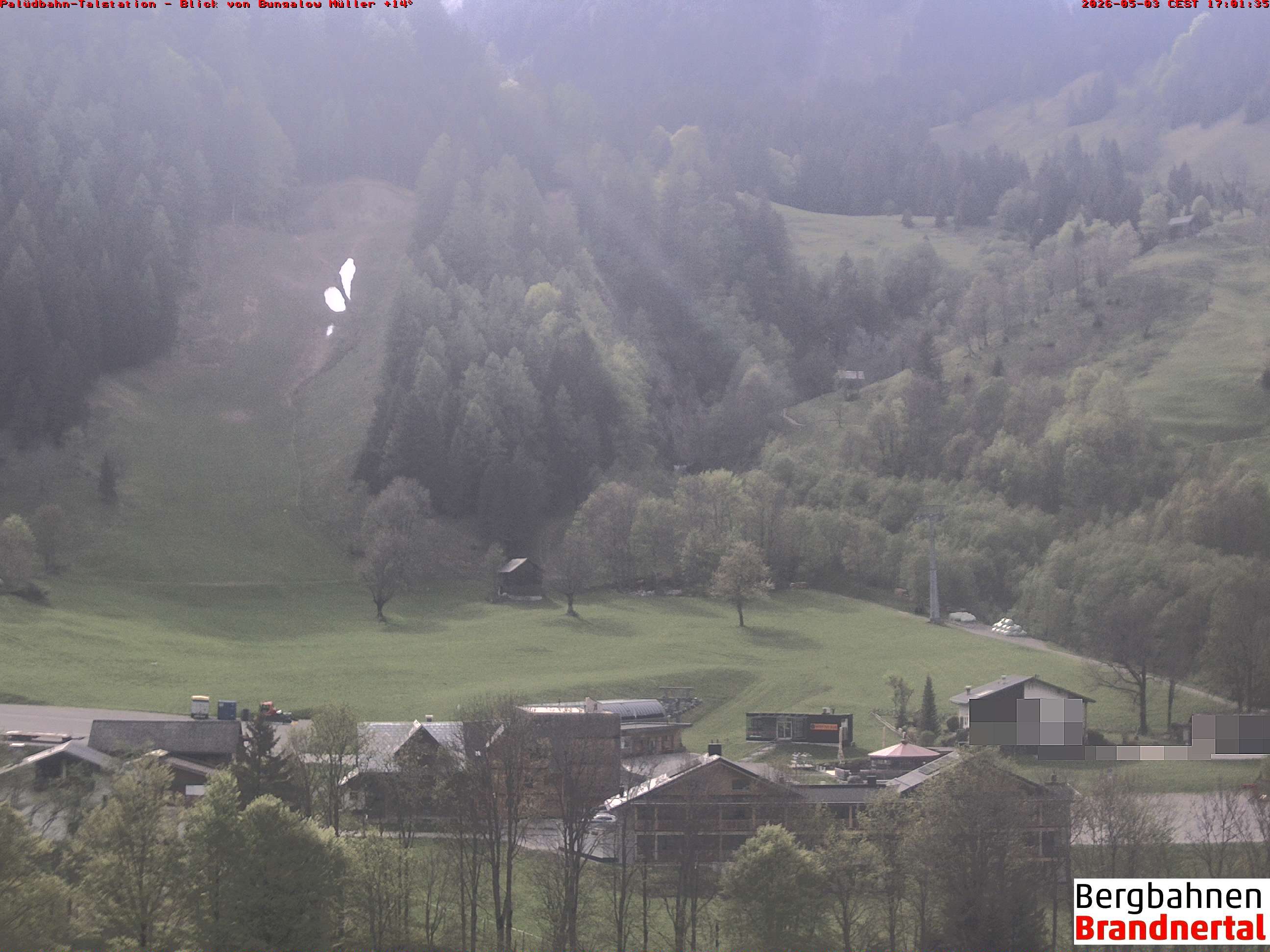 Blick auf Palüdbahn von Bungalow Müller