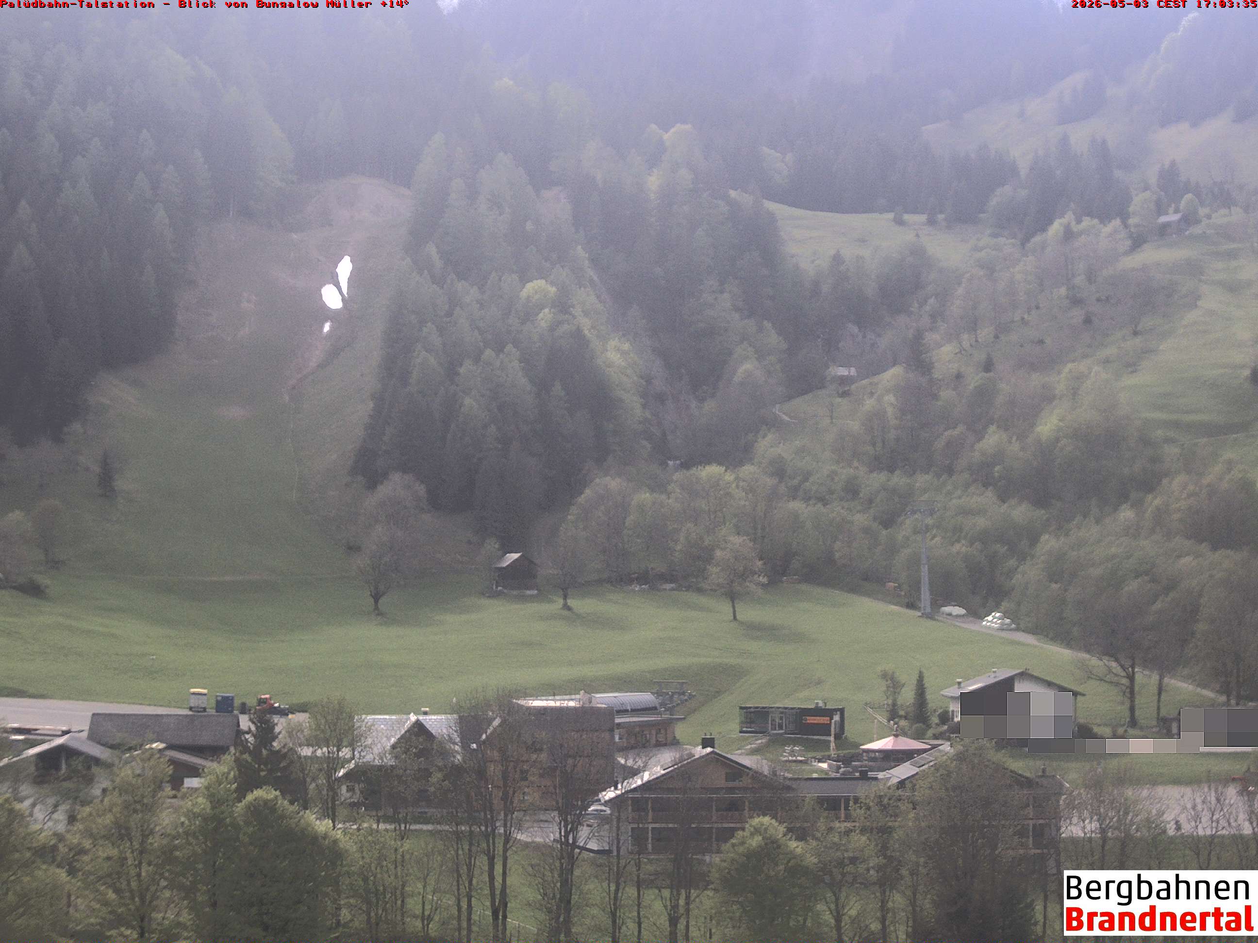Blick auf Palüdbahn von Bungalow Müller
