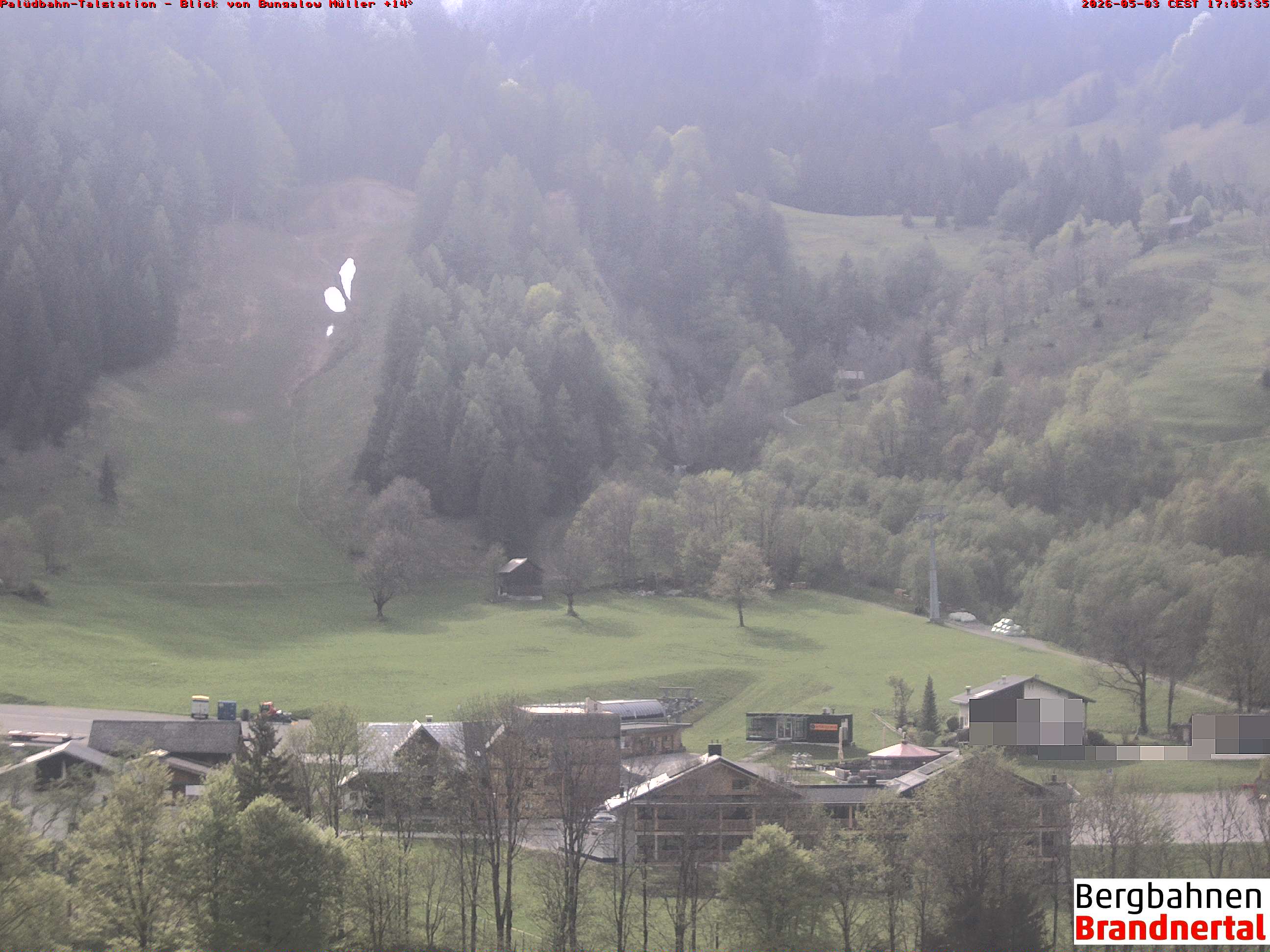 Blick auf Palüdbahn von Bungalow Müller