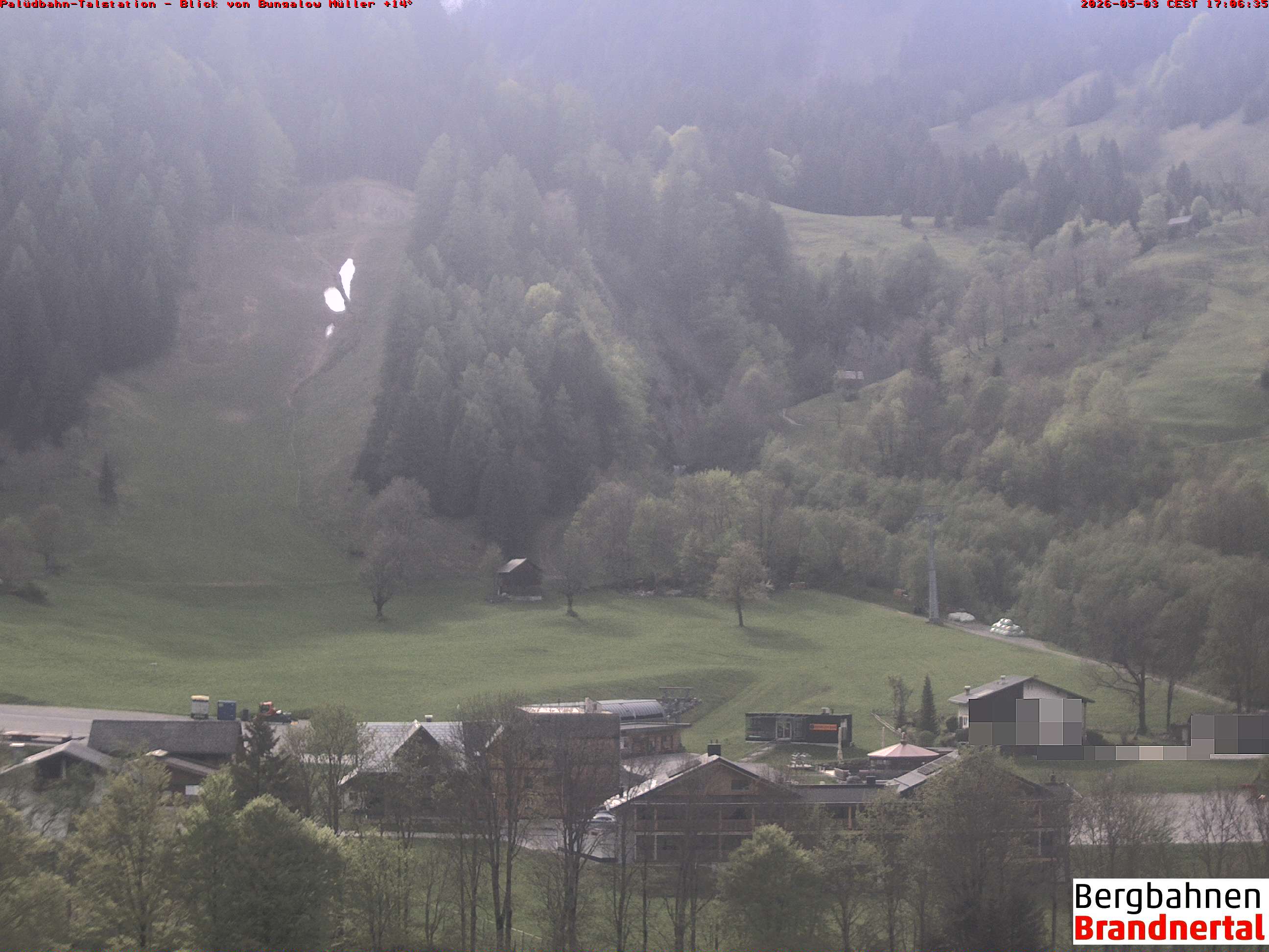 Blick auf Palüdbahn von Bungalow Müller