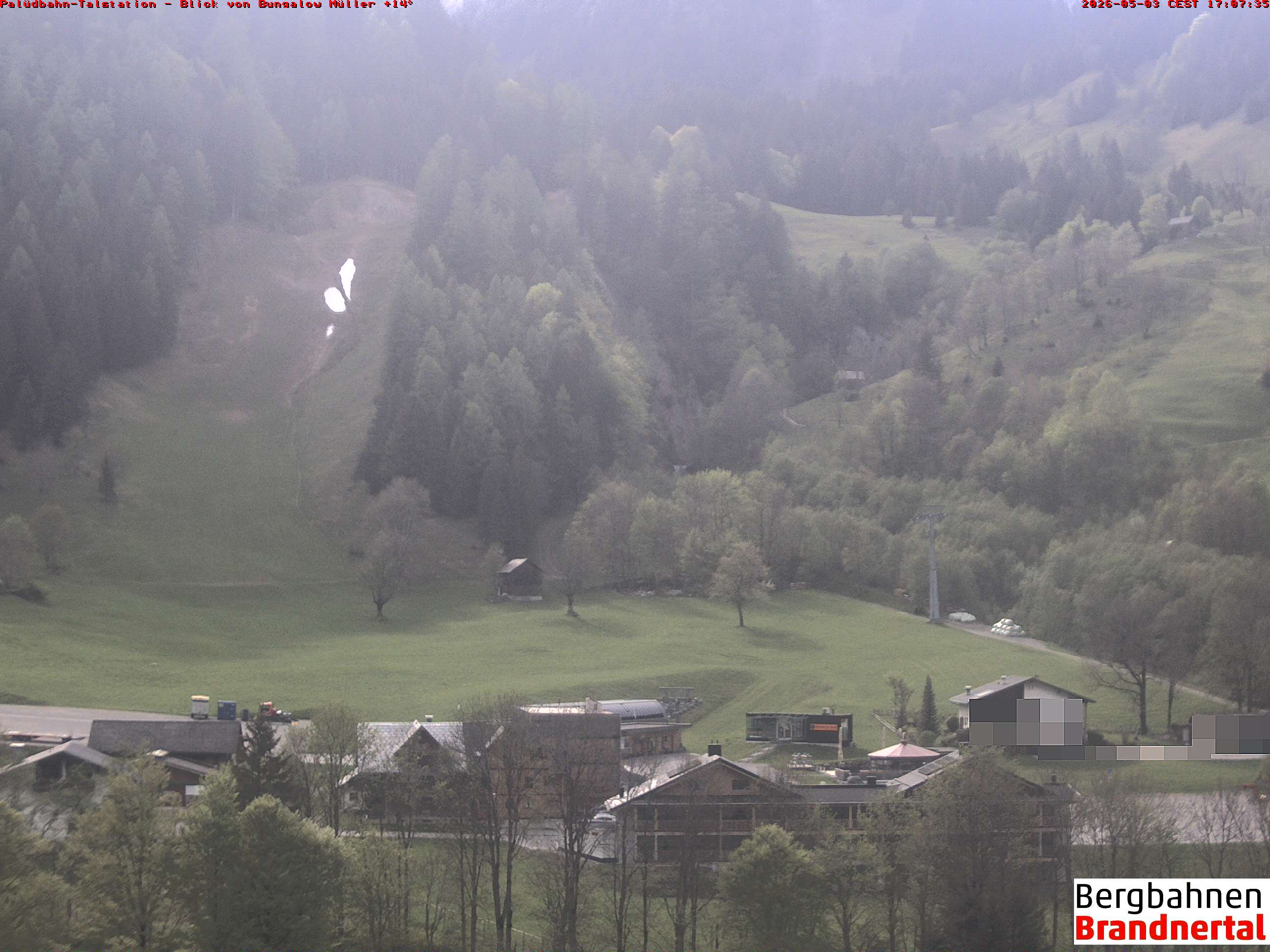 Blick auf Palüdbahn von Bungalow Müller