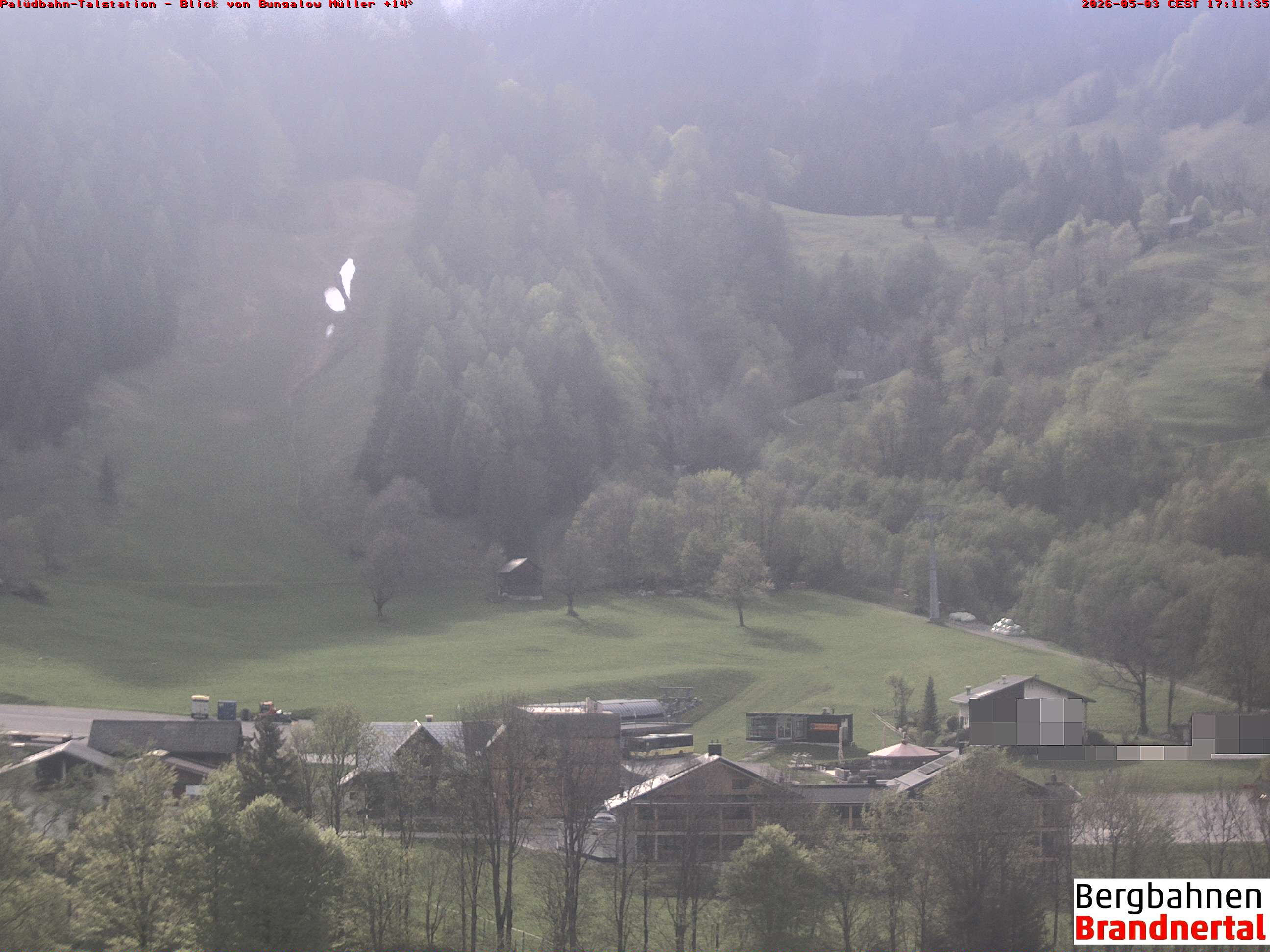 Blick auf Palüdbahn von Bungalow Müller
