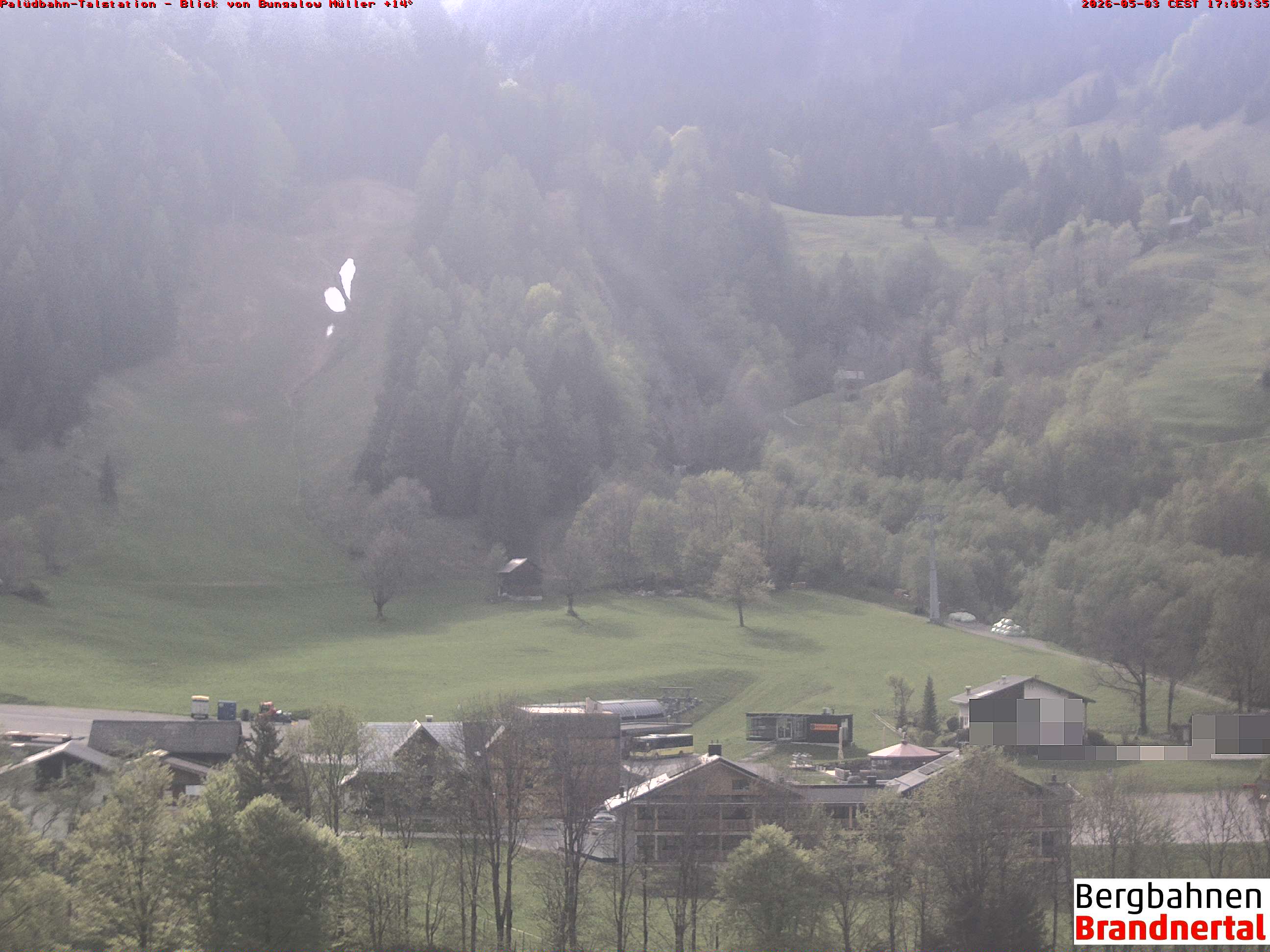 Blick auf Palüdbahn von Bungalow Müller