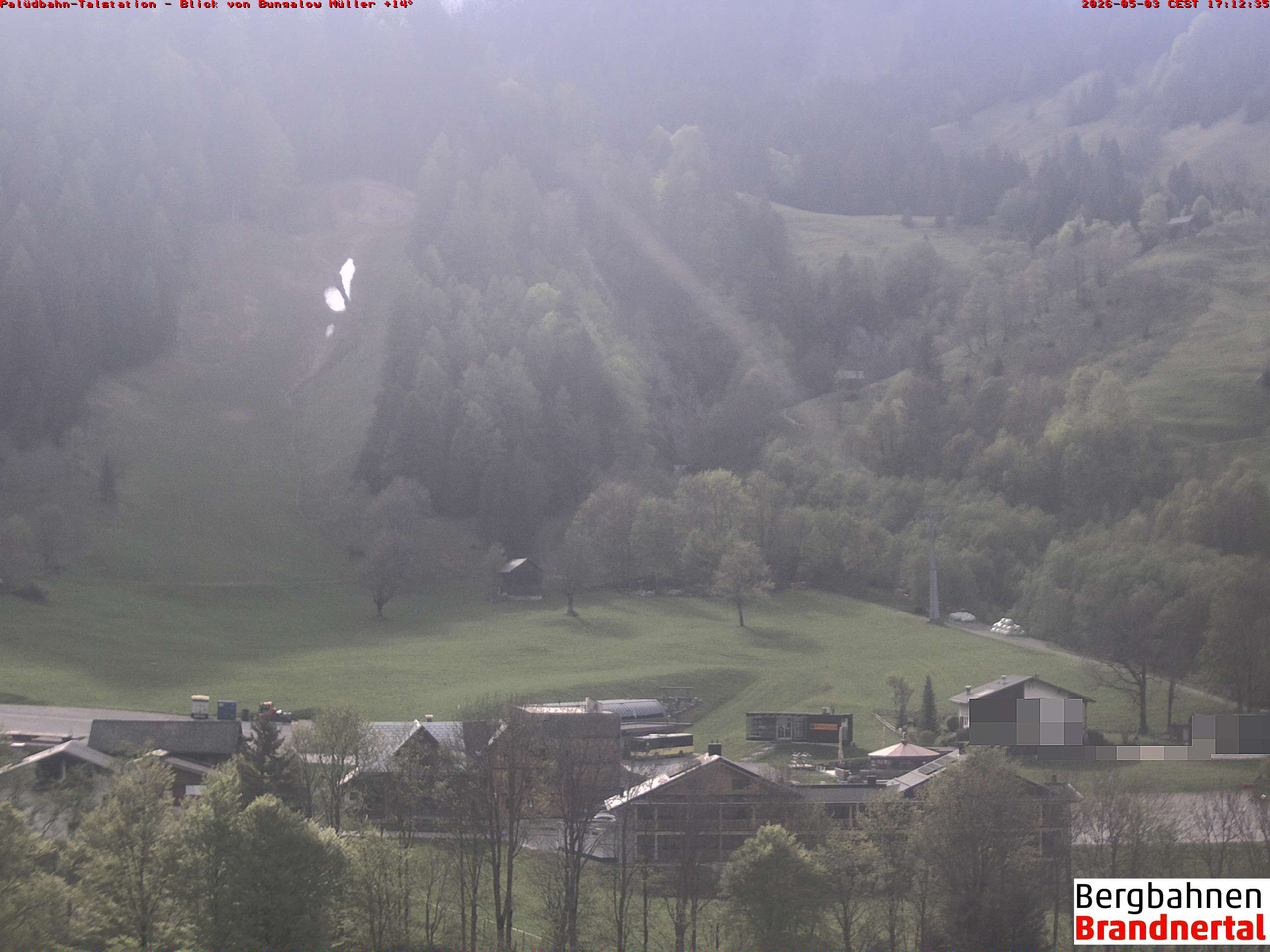 Blick auf Palüdbahn von Bungalow Müller