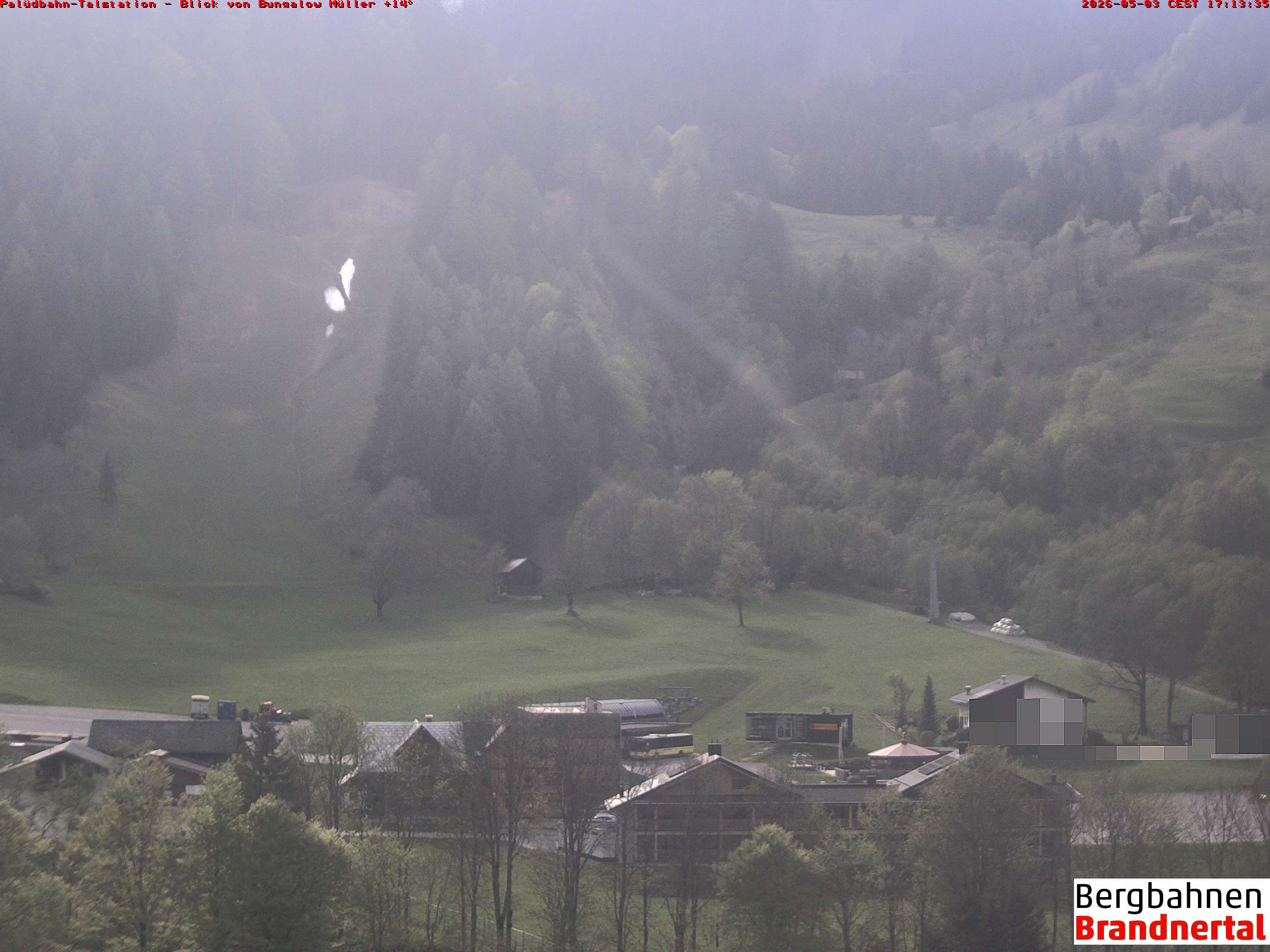 Blick auf Palüdbahn von Bungalow Müller