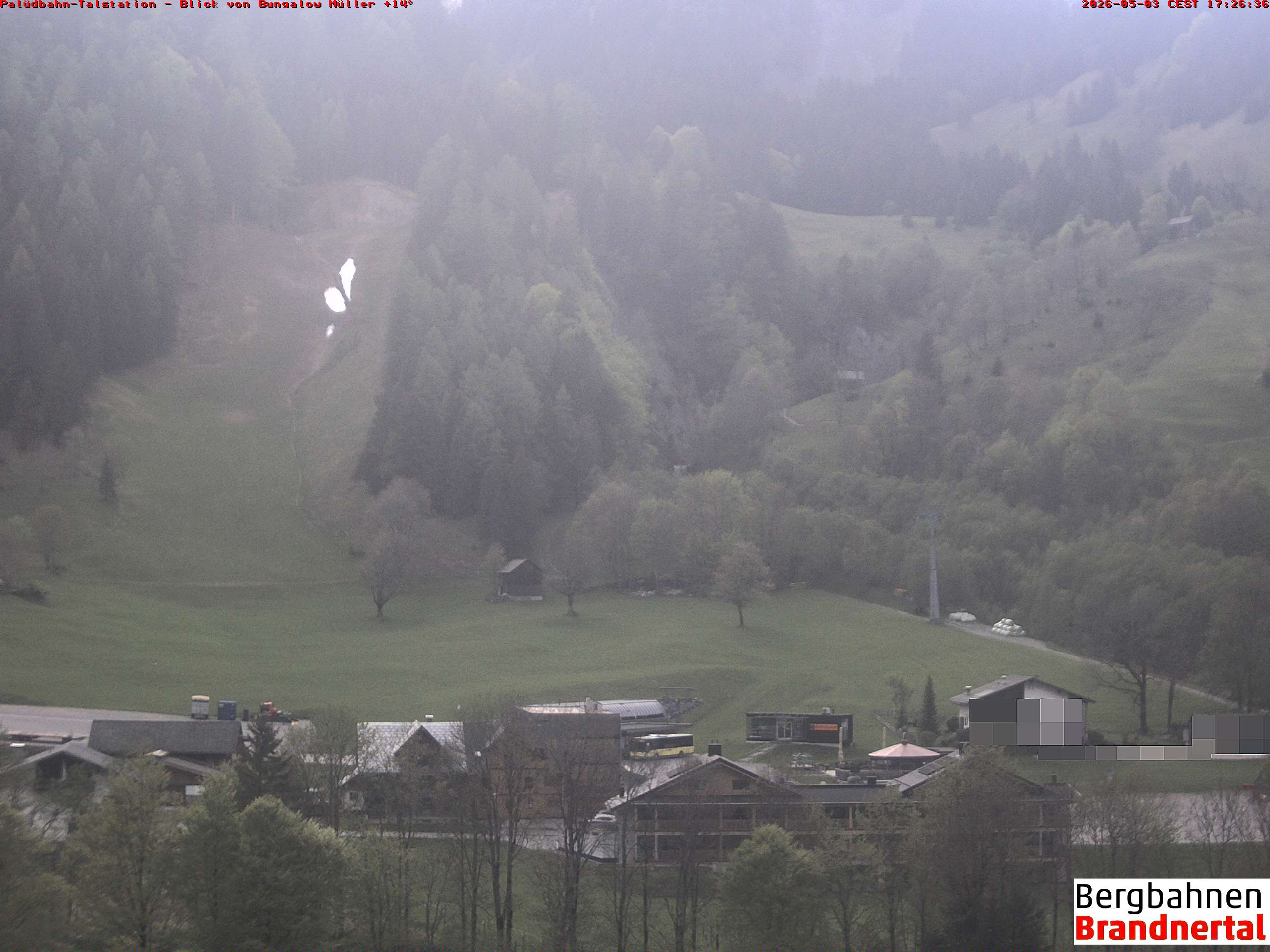 Blick auf Palüdbahn von Bungalow Müller