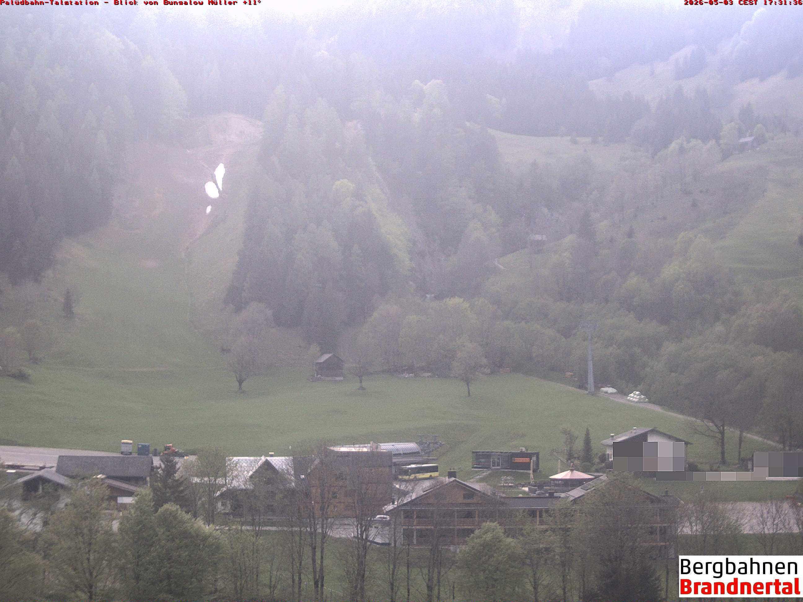 Blick auf Palüdbahn von Bungalow Müller