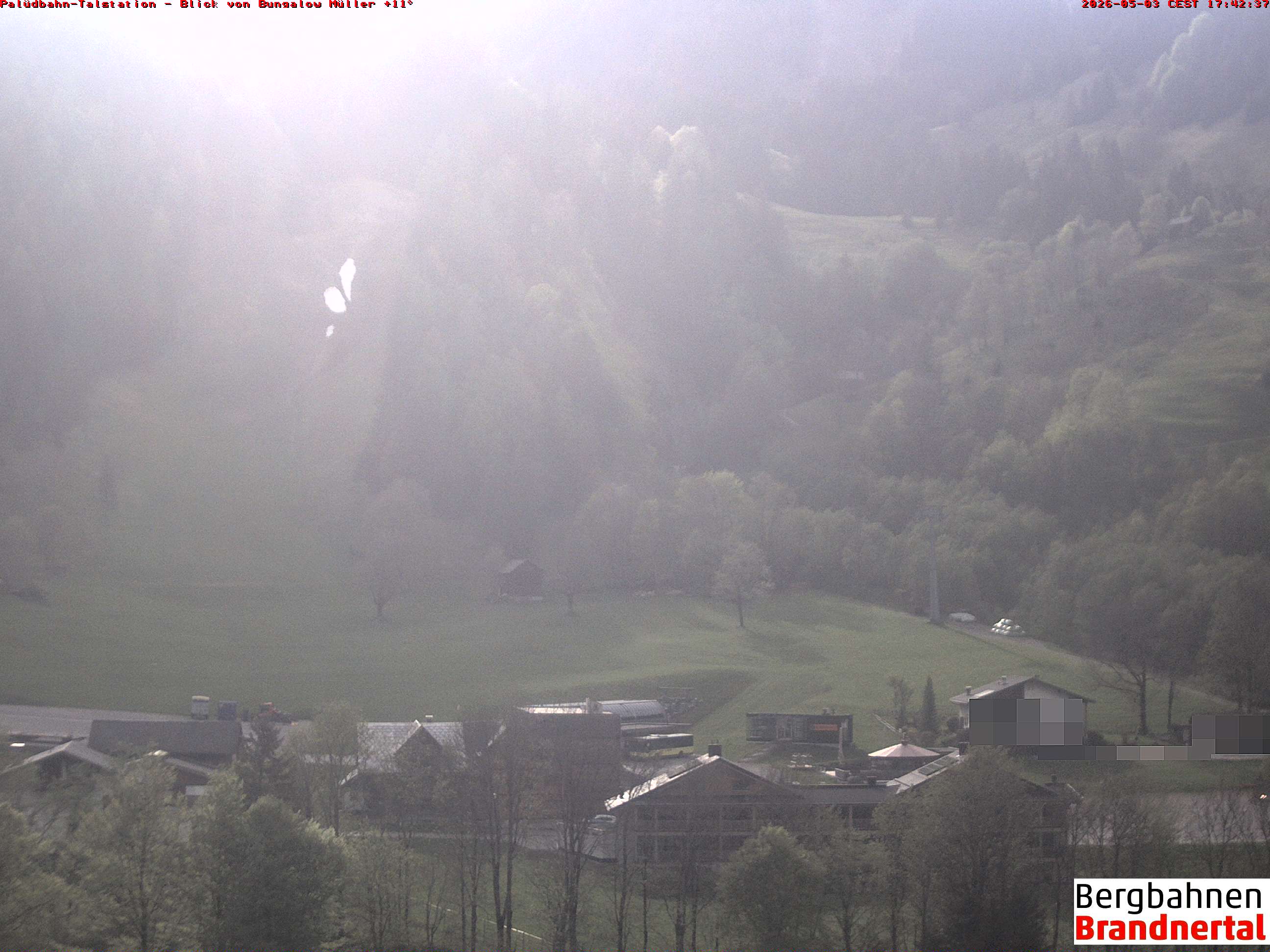 Blick auf Palüdbahn von Bungalow Müller