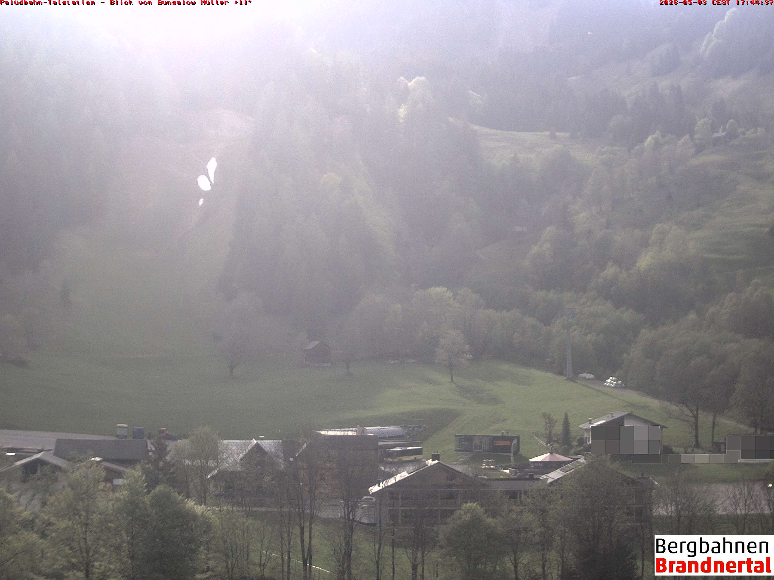 Blick auf Palüdbahn von Bungalow Müller