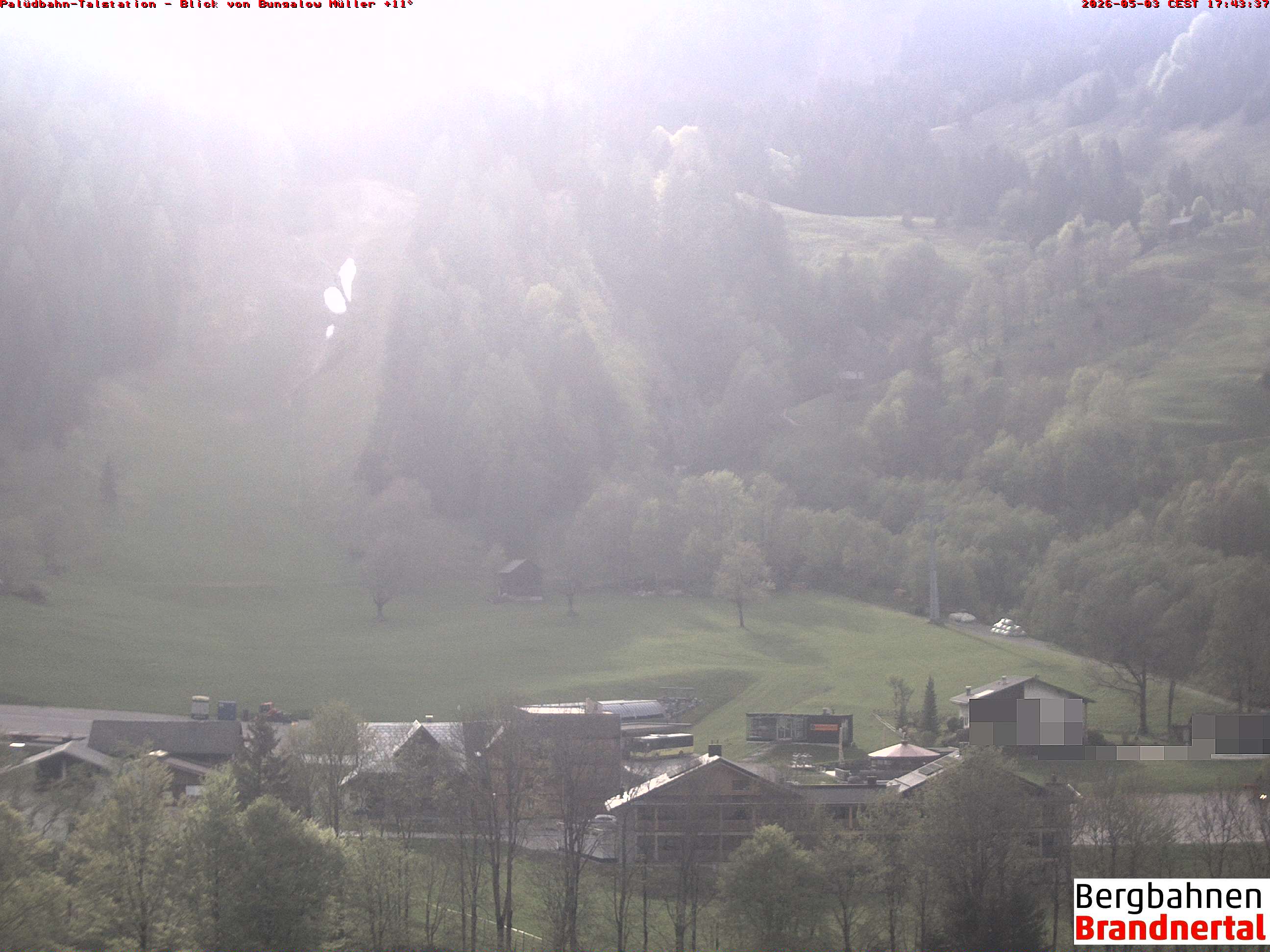 Blick auf Palüdbahn von Bungalow Müller