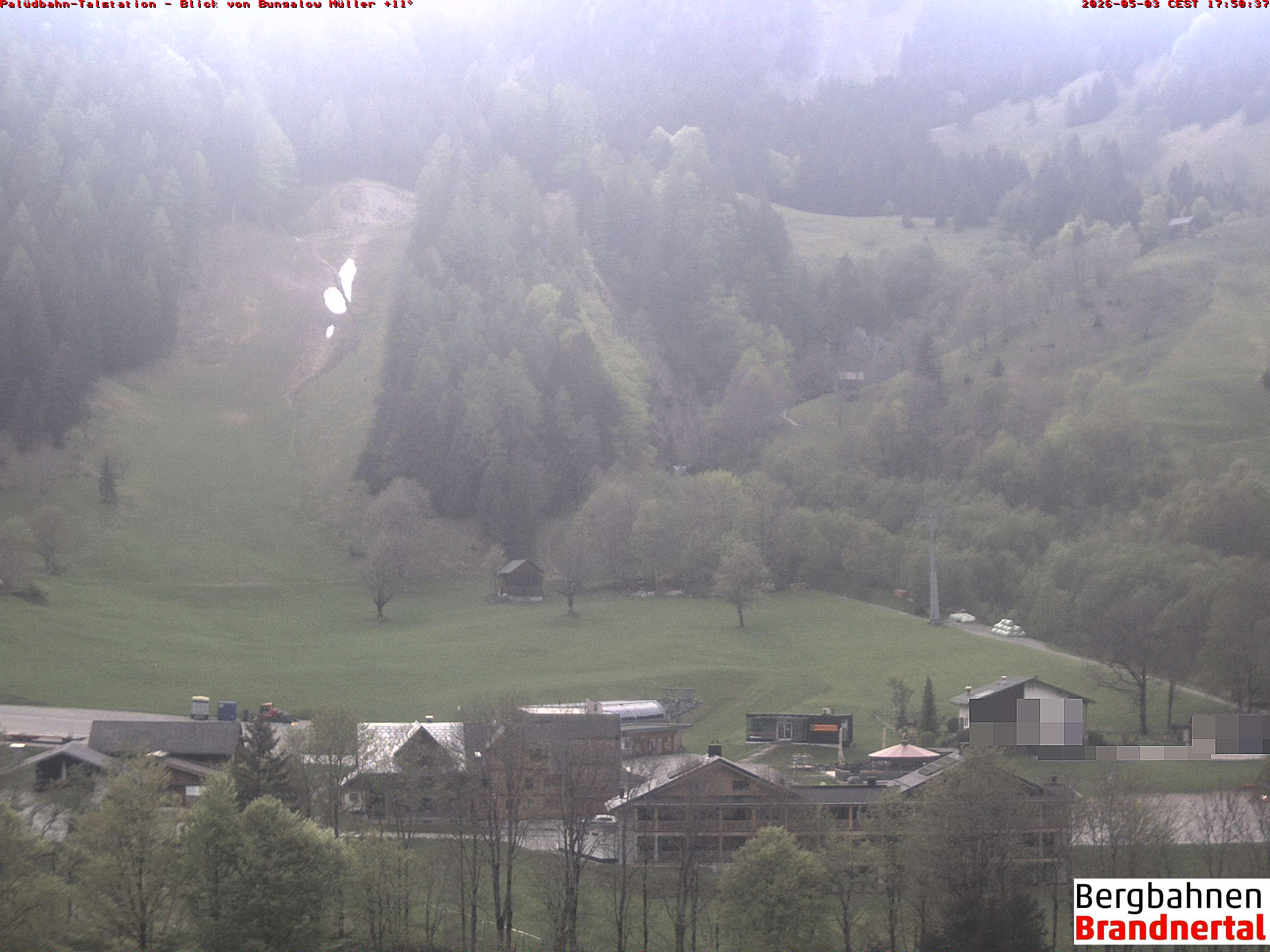 Blick auf Palüdbahn von Bungalow Müller