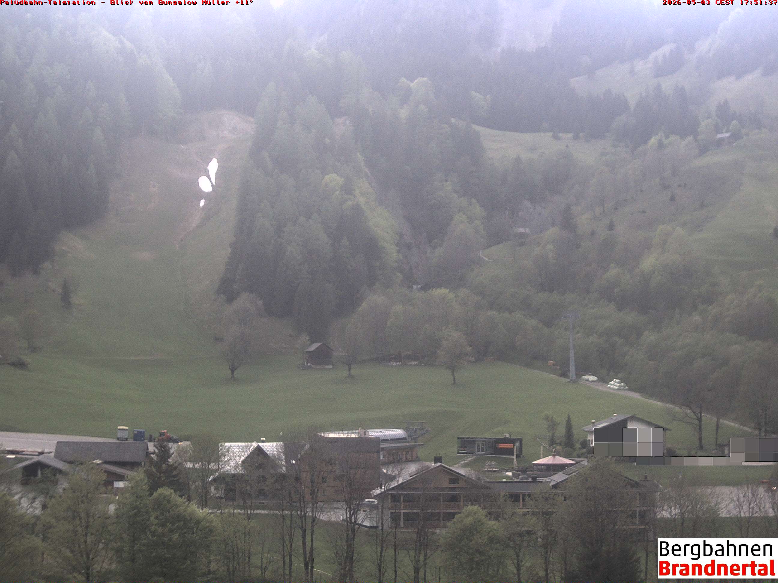 Blick auf Palüdbahn von Bungalow Müller