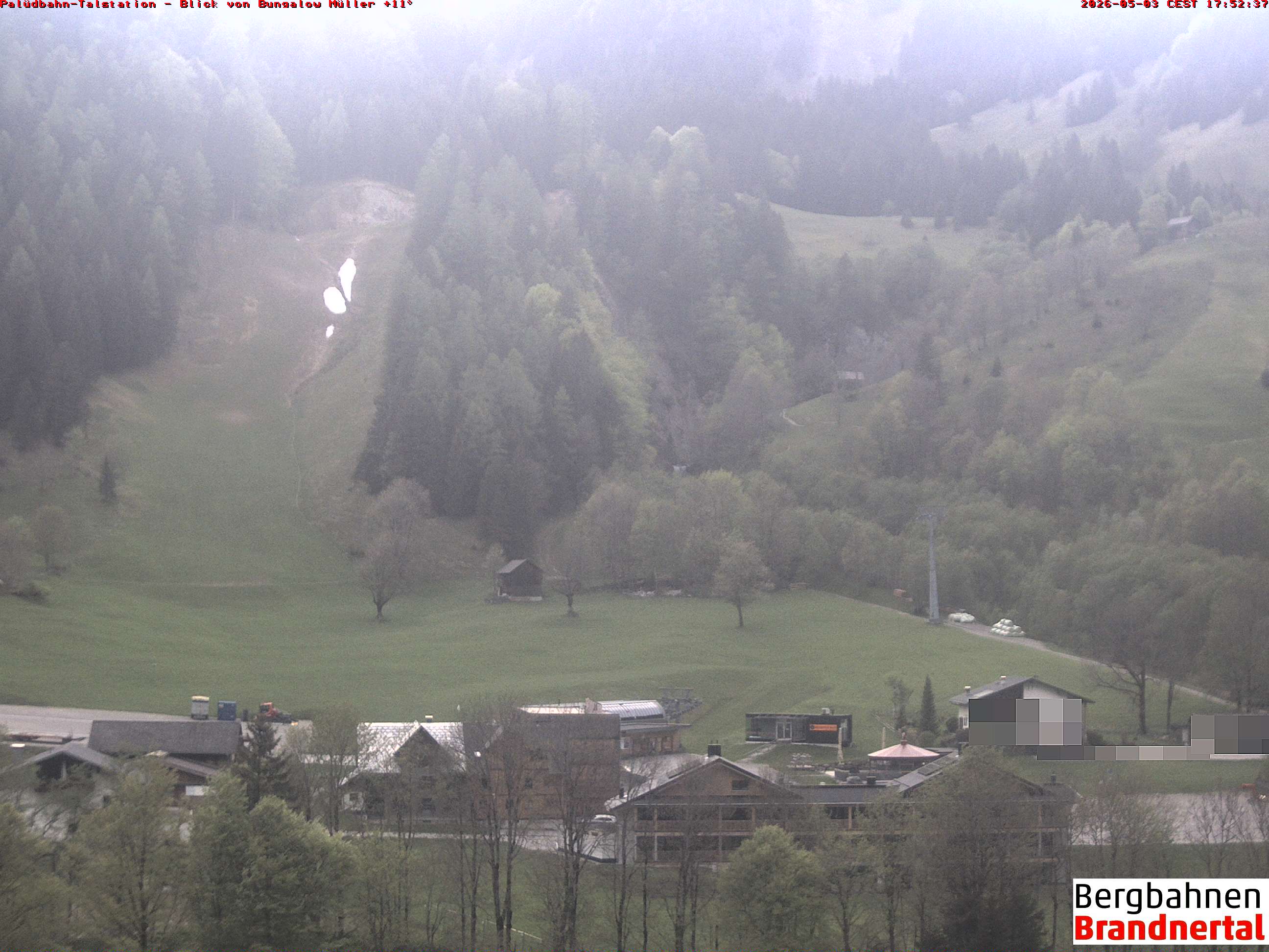 Blick auf Palüdbahn von Bungalow Müller