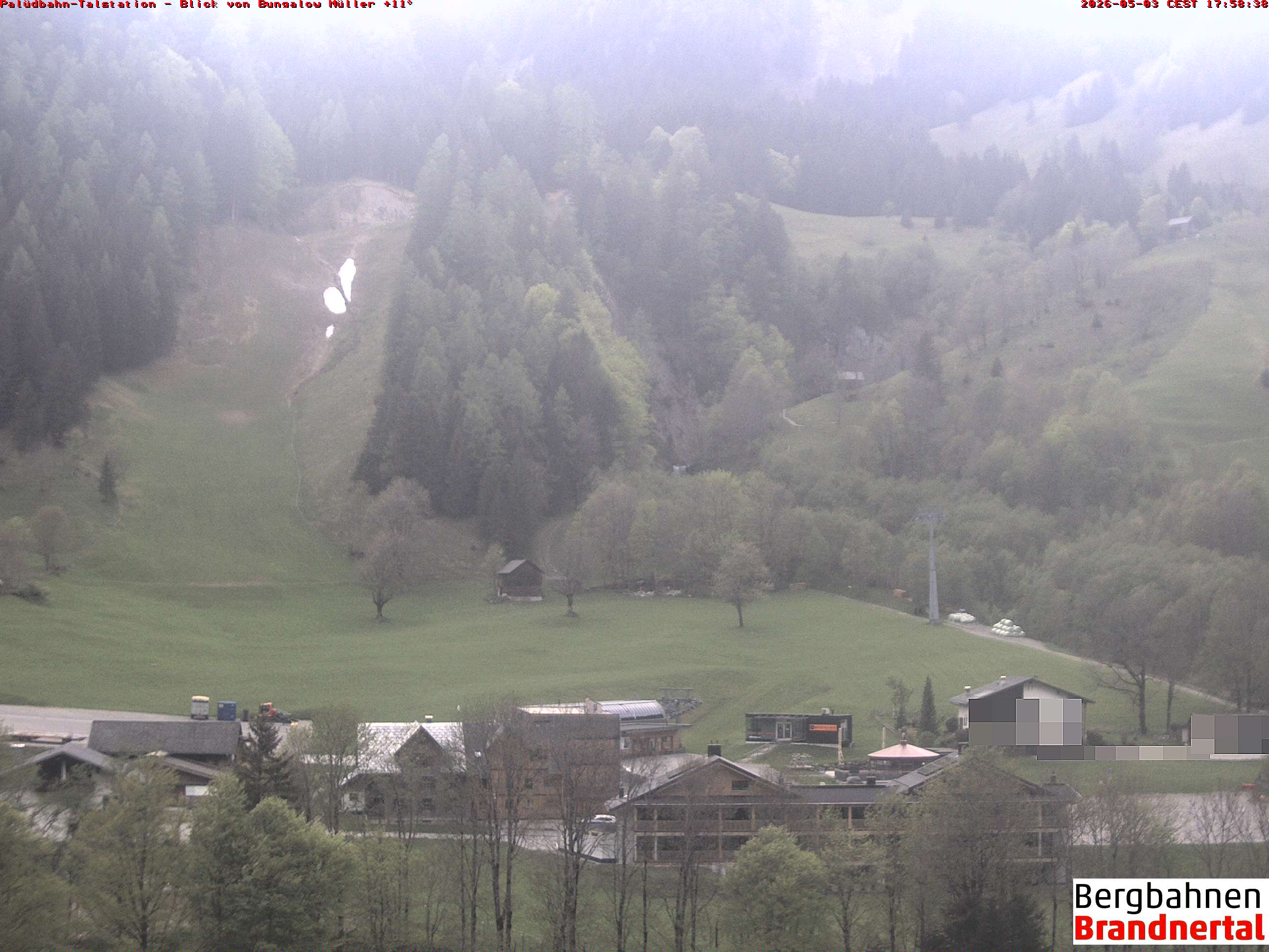 Blick auf Palüdbahn von Bungalow Müller