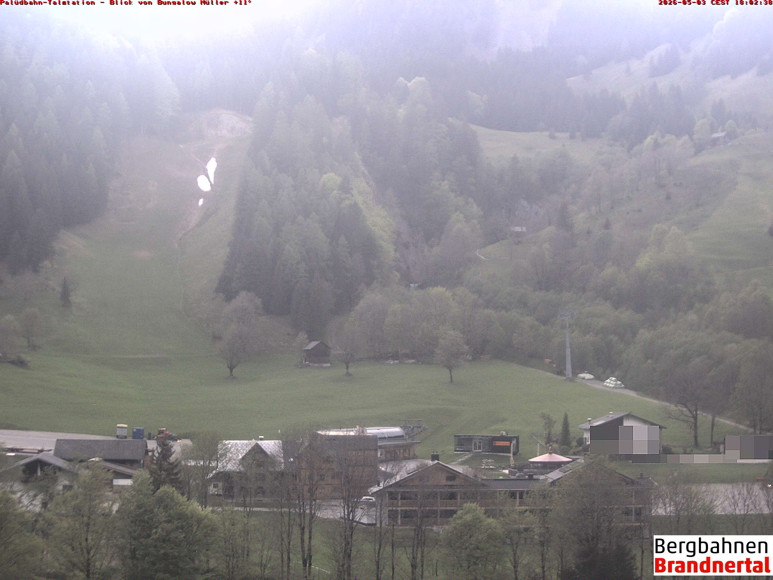 Blick auf Palüdbahn von Bungalow Müller