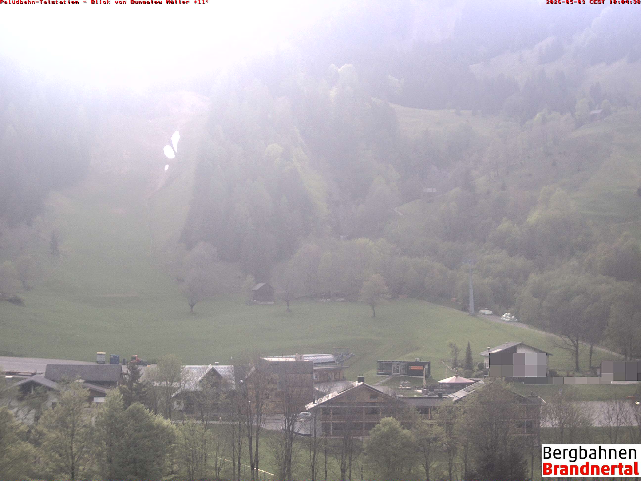 Blick auf Palüdbahn von Bungalow Müller