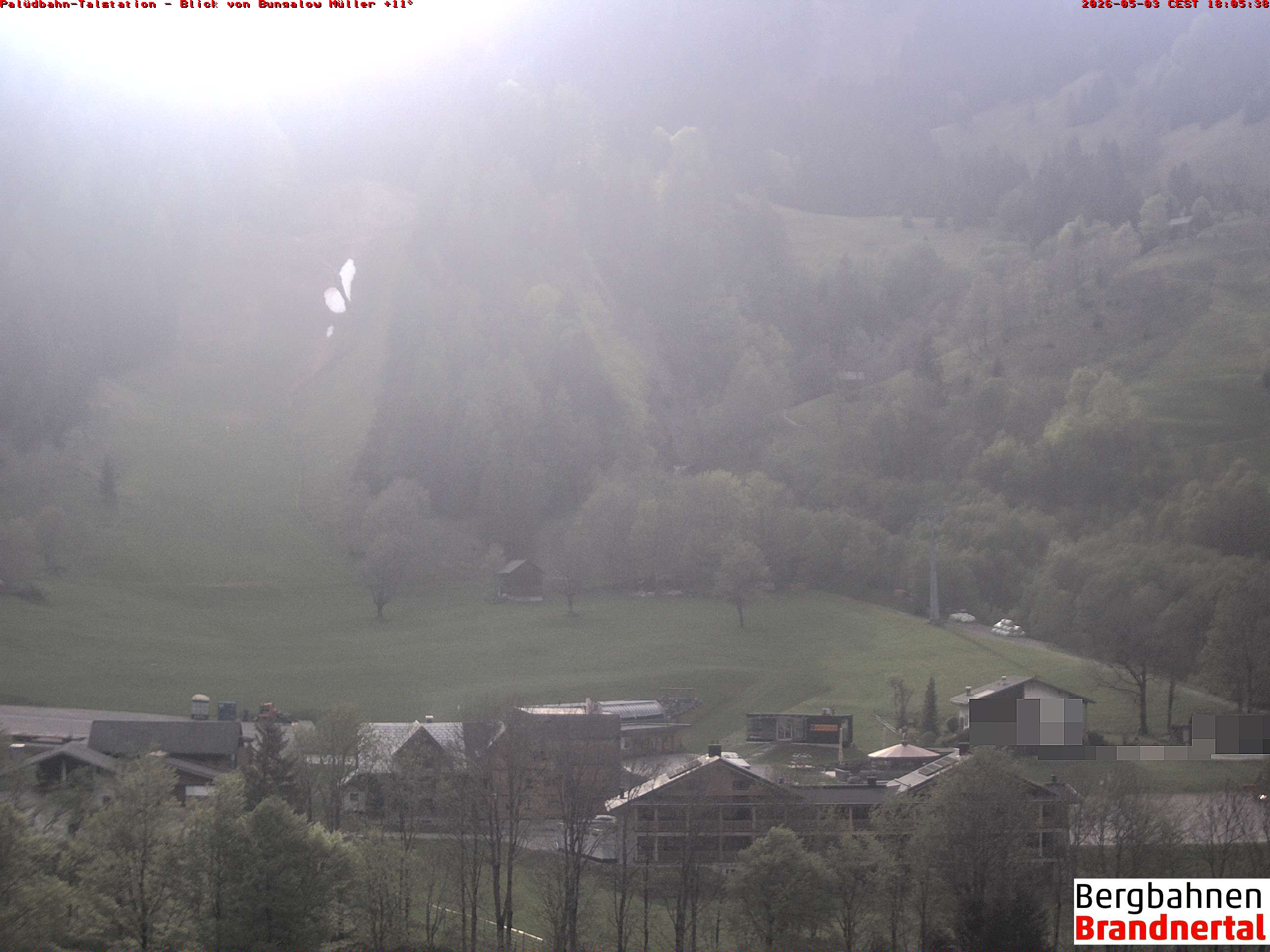 Blick auf Palüdbahn von Bungalow Müller