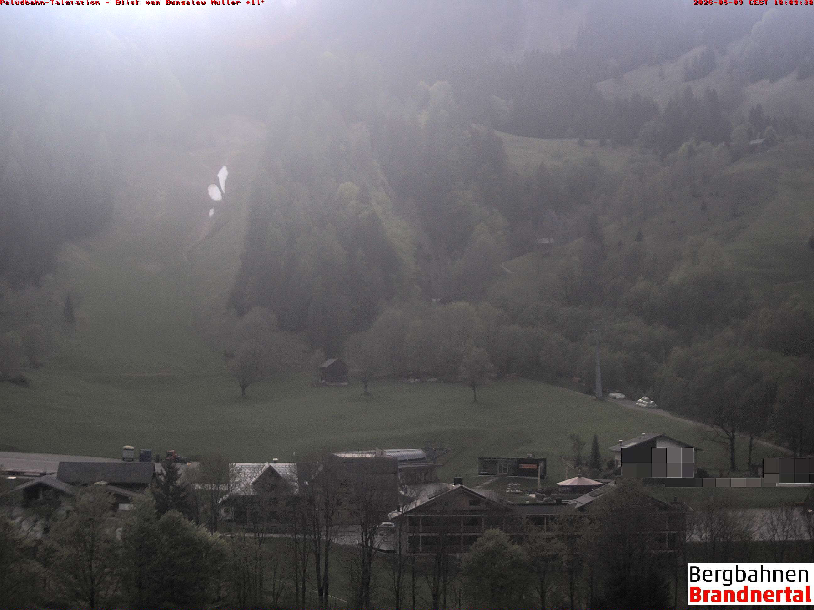 Blick auf Palüdbahn von Bungalow Müller