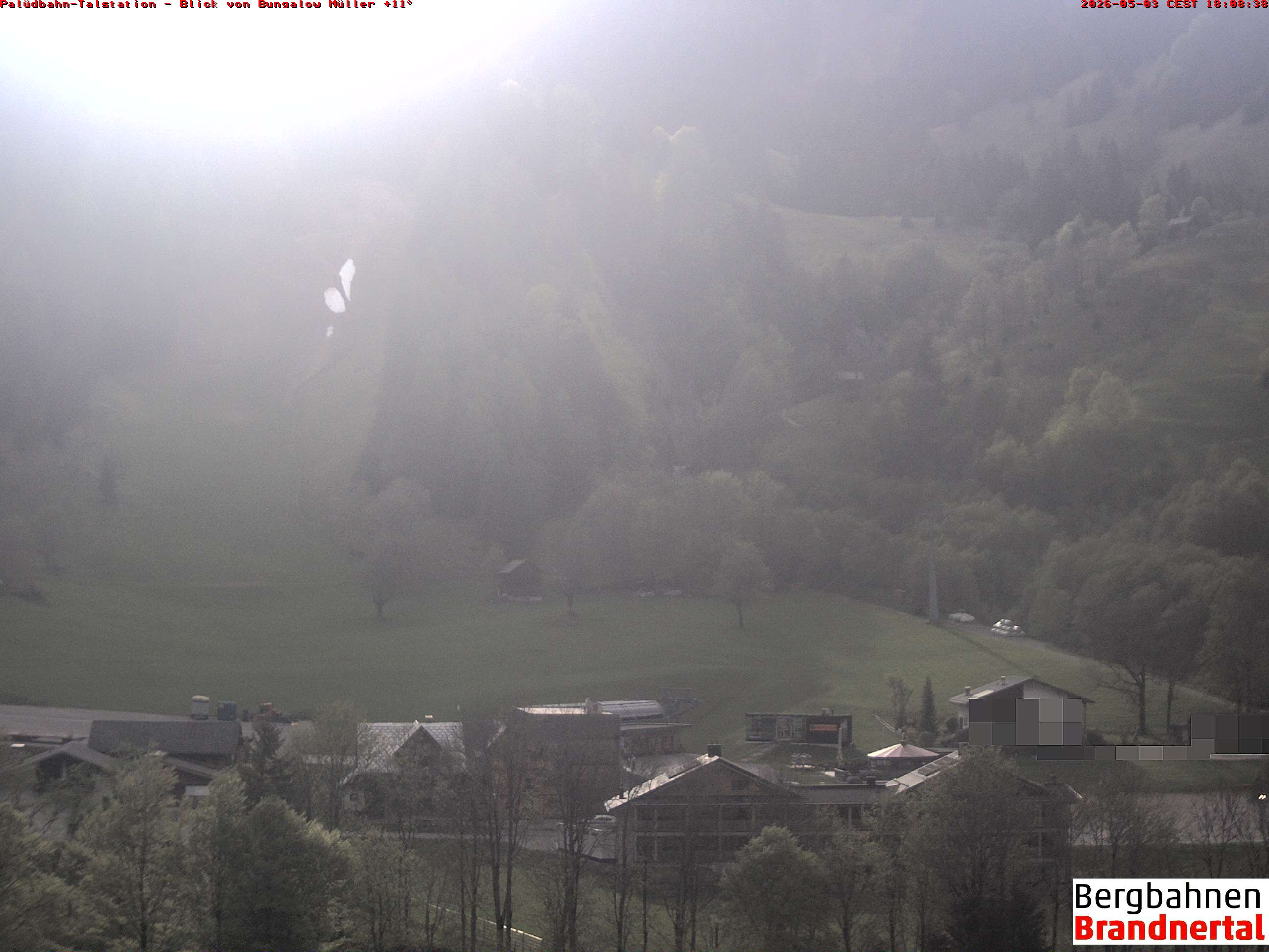 Blick auf Palüdbahn von Bungalow Müller