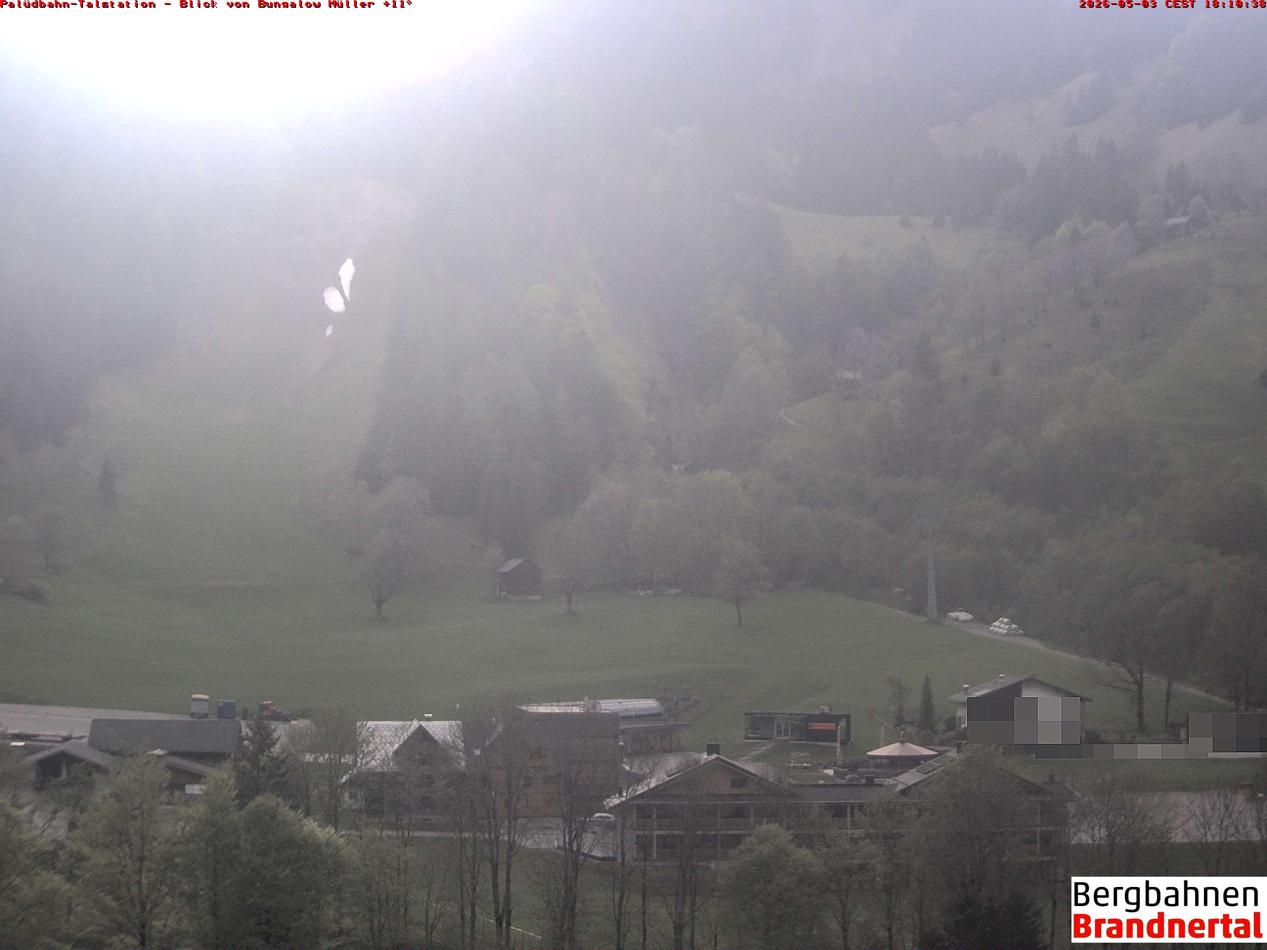 Blick auf Palüdbahn von Bungalow Müller