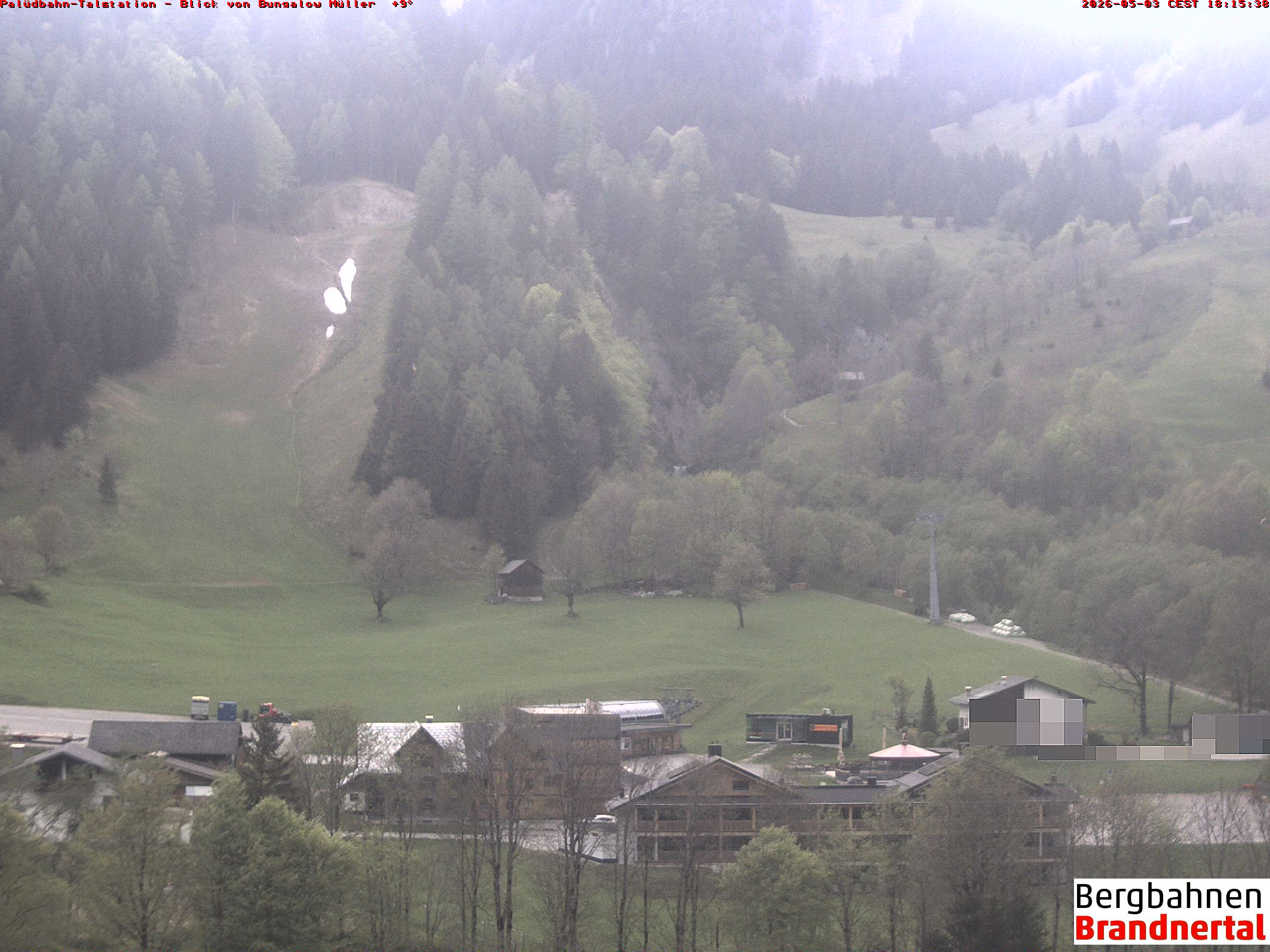 Blick auf Palüdbahn von Bungalow Müller