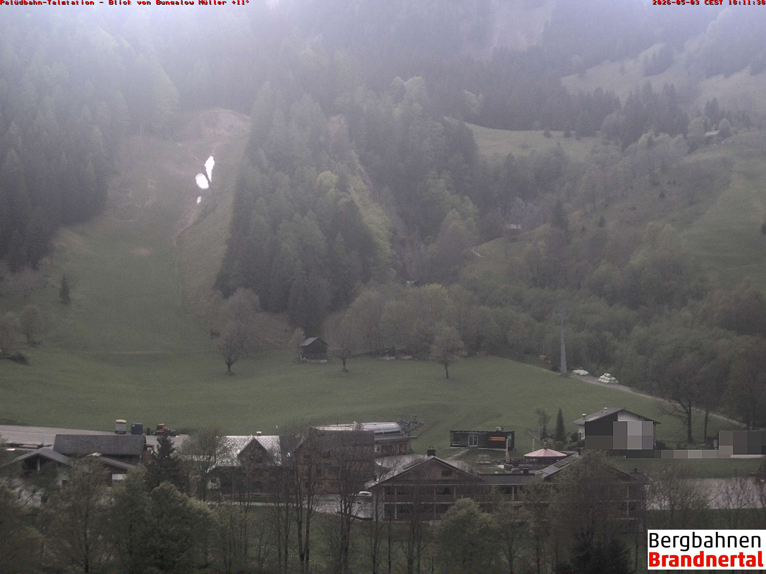 Blick auf Palüdbahn von Bungalow Müller
