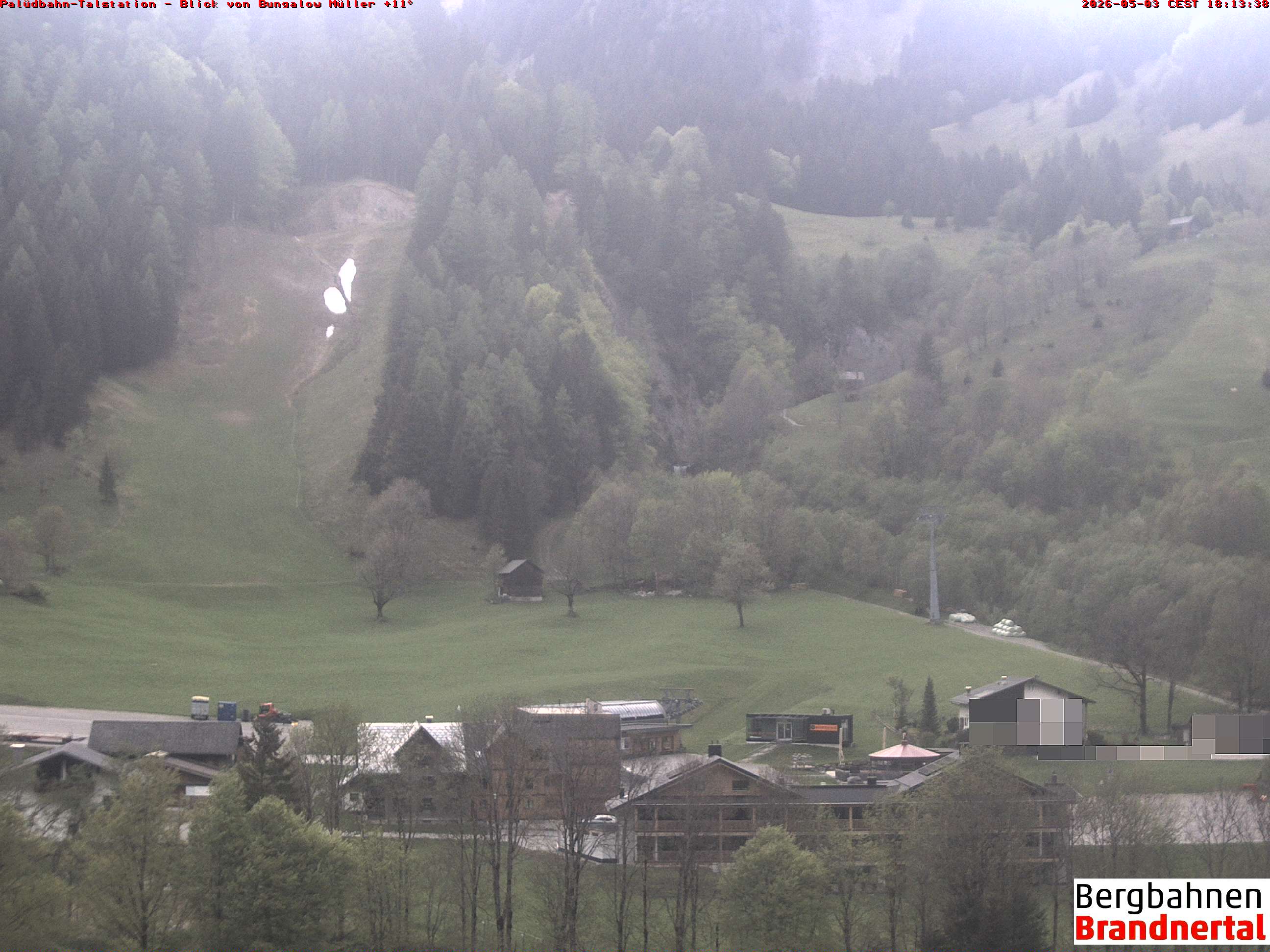 Blick auf Palüdbahn von Bungalow Müller