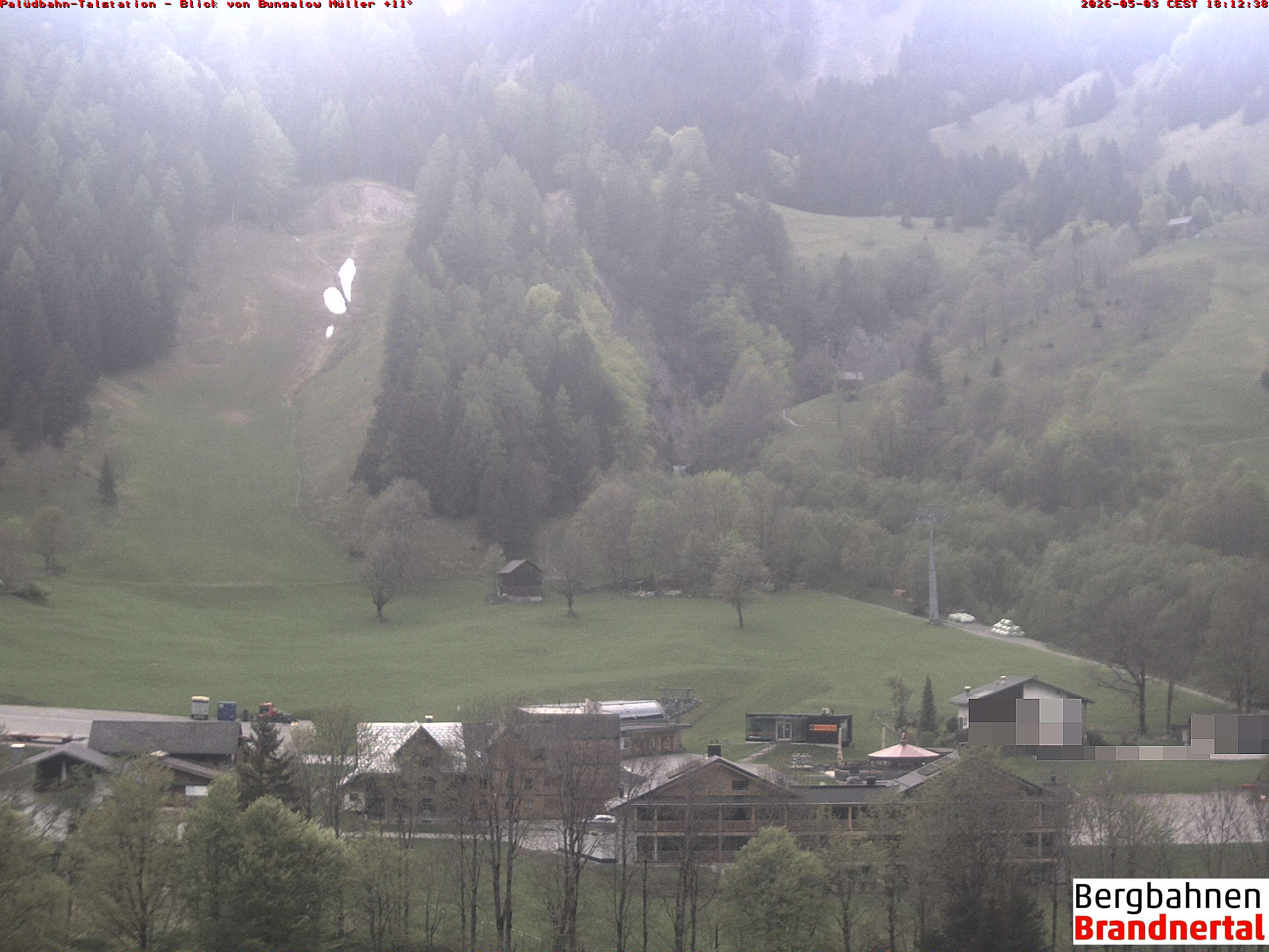 Blick auf Palüdbahn von Bungalow Müller