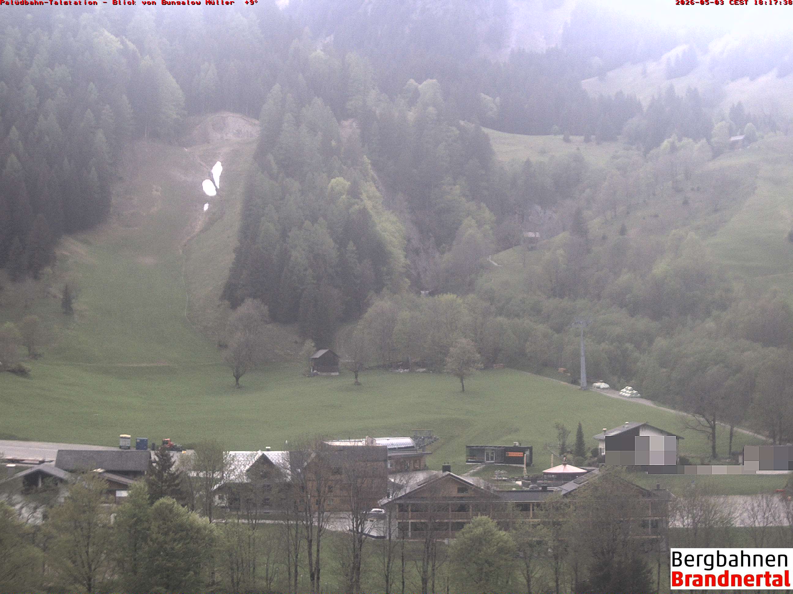 Blick auf Palüdbahn von Bungalow Müller
