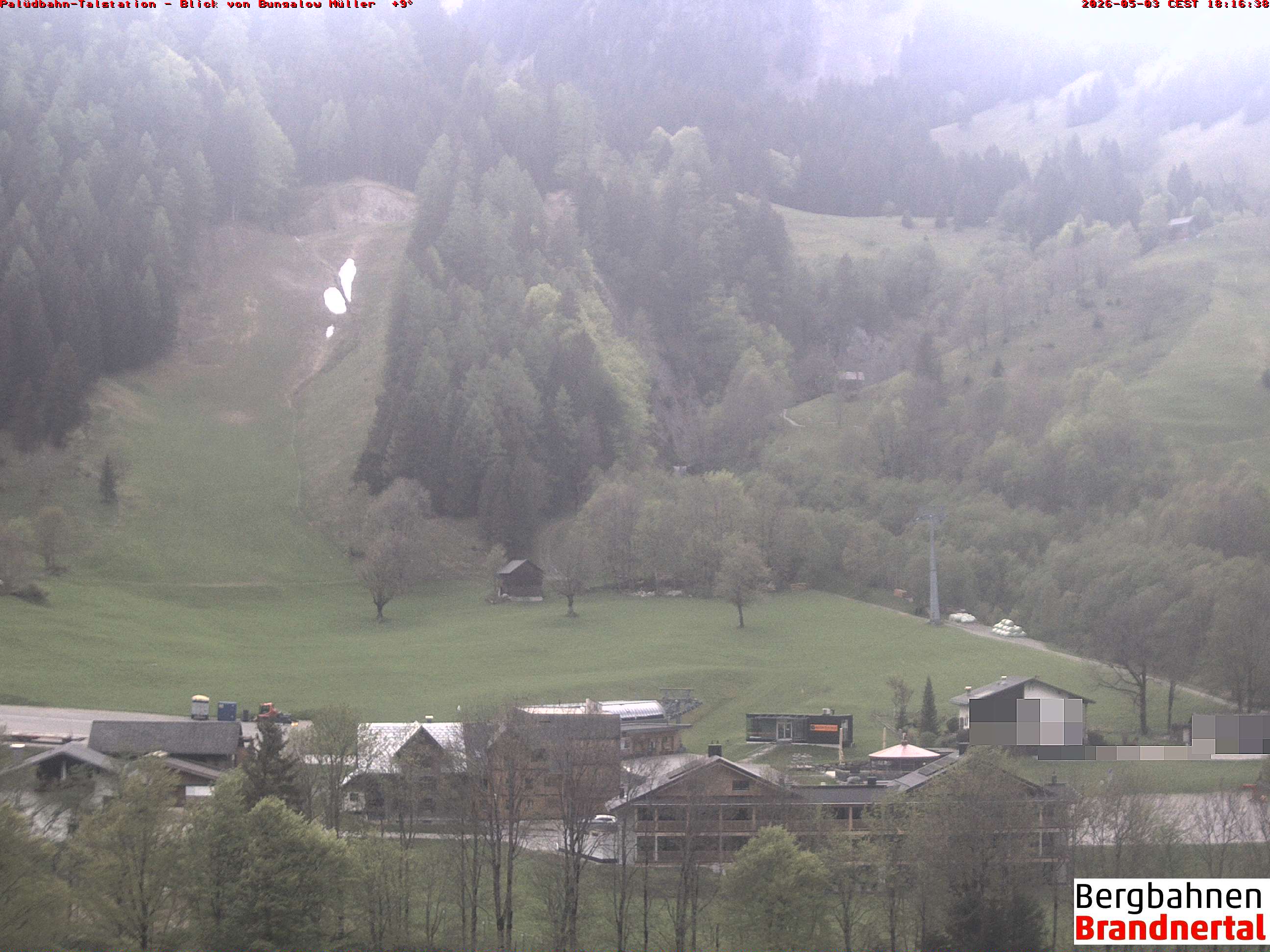 Blick auf Palüdbahn von Bungalow Müller