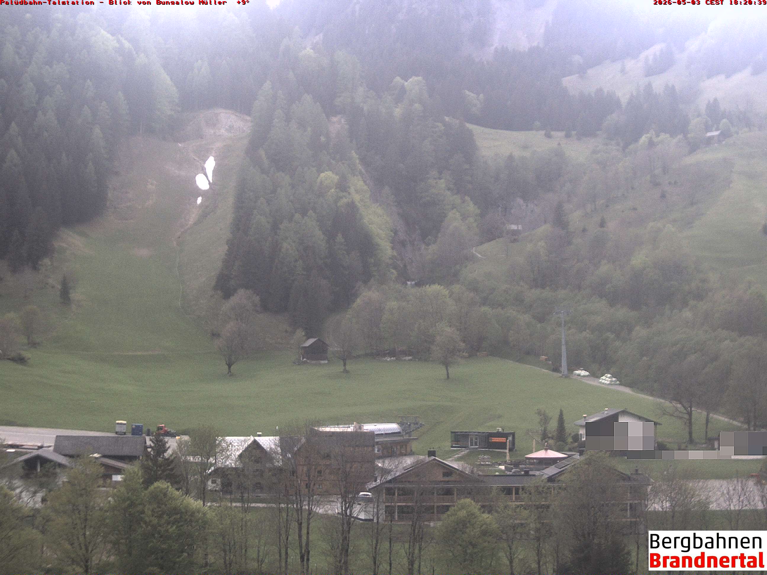 Blick auf Palüdbahn von Bungalow Müller