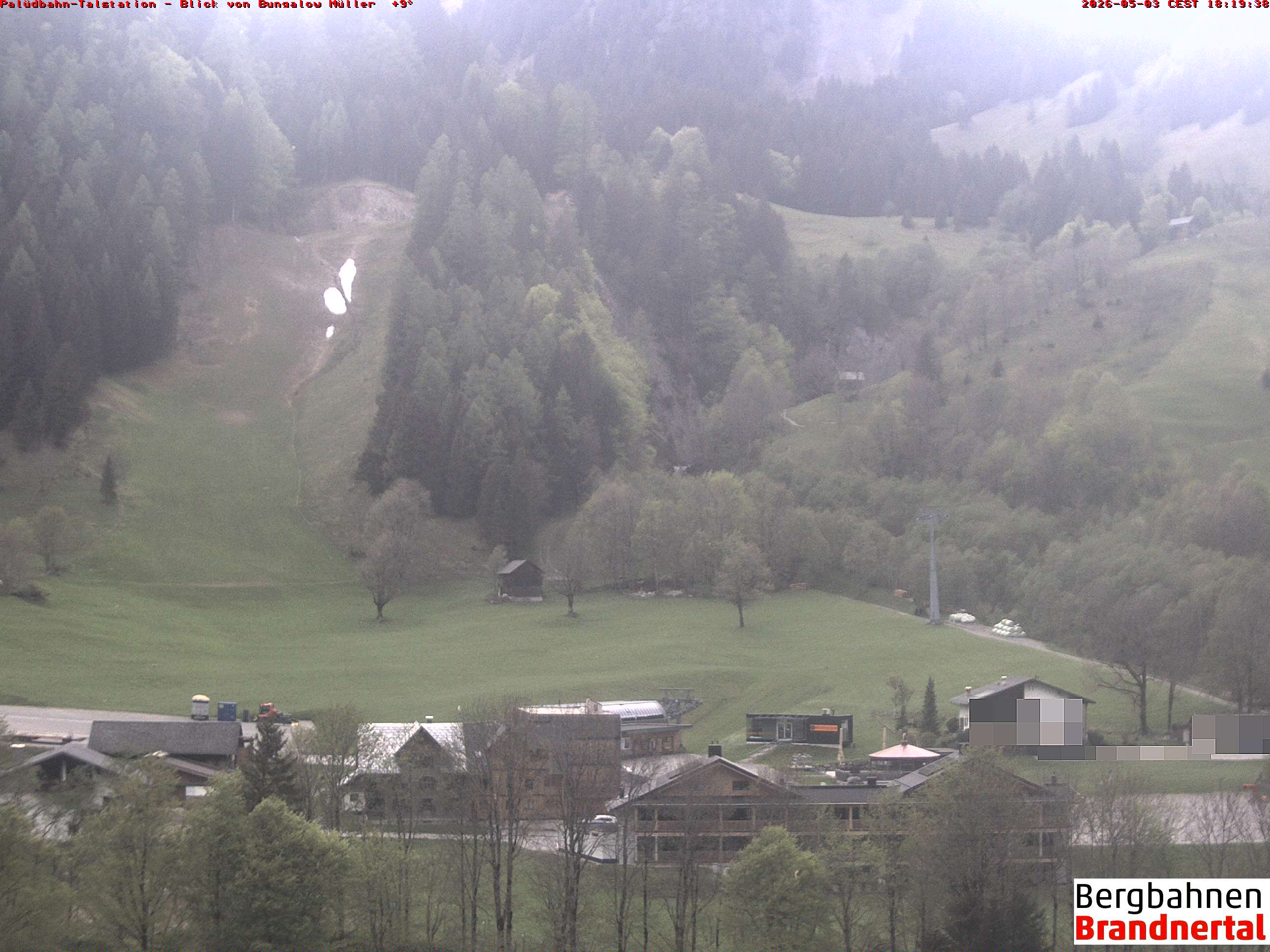 Blick auf Palüdbahn von Bungalow Müller