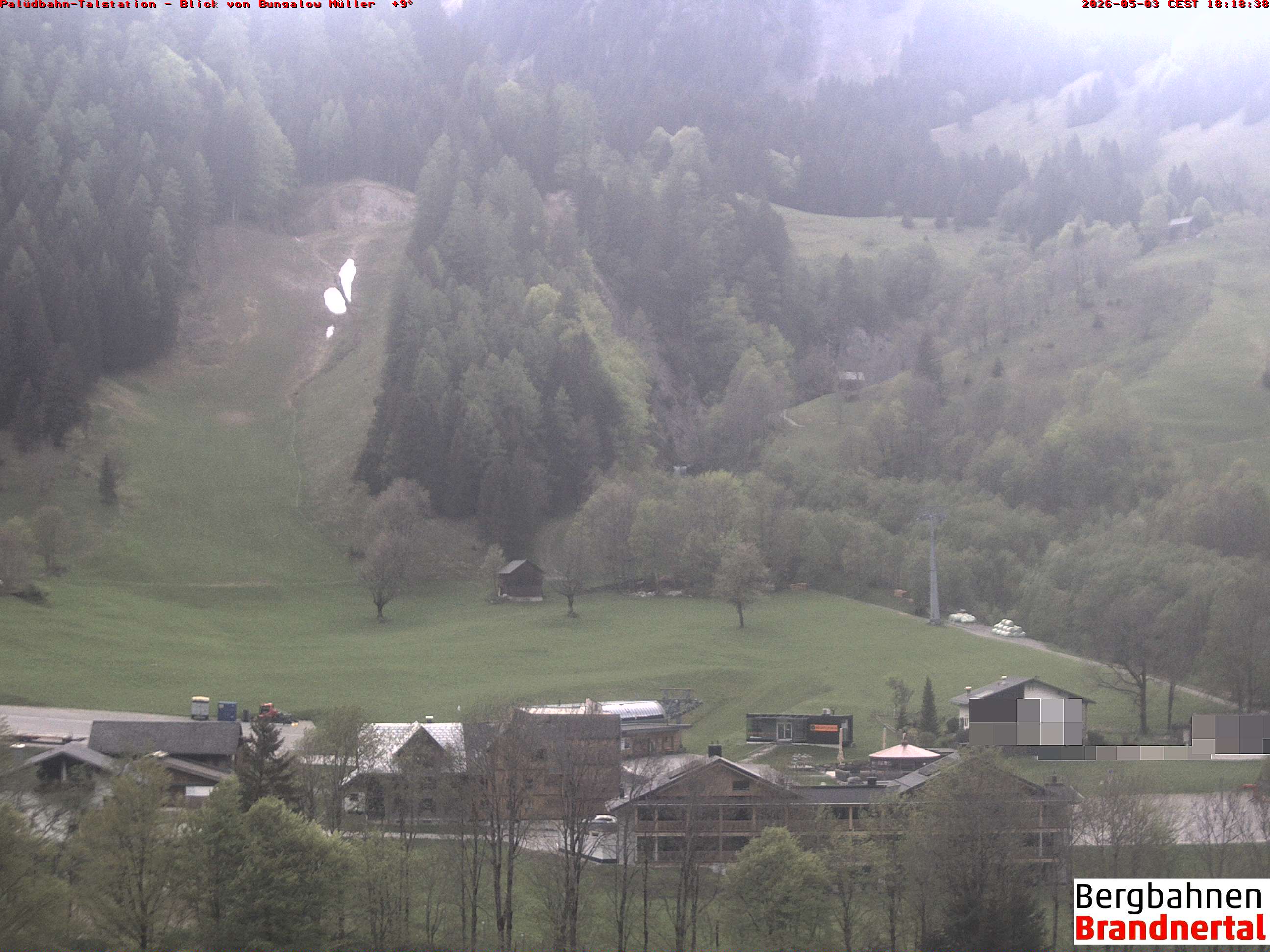 Blick auf Palüdbahn von Bungalow Müller
