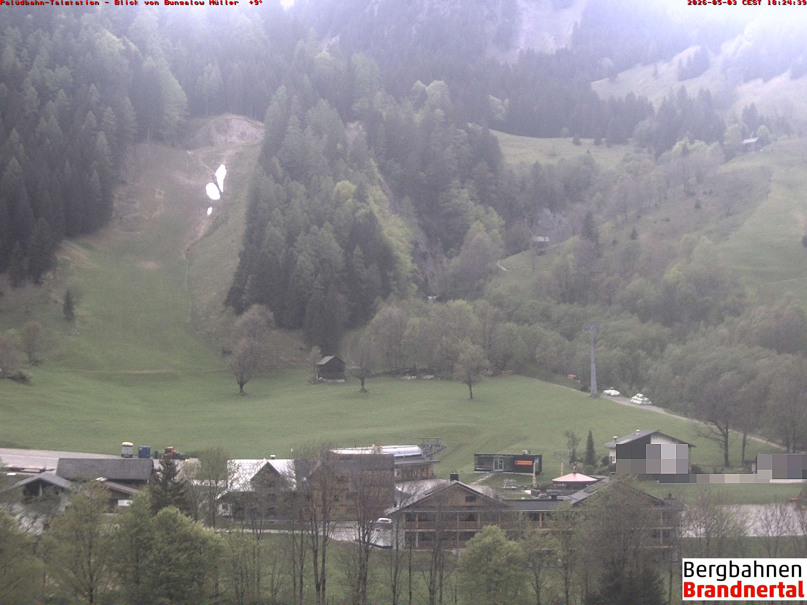 Blick auf Palüdbahn von Bungalow Müller